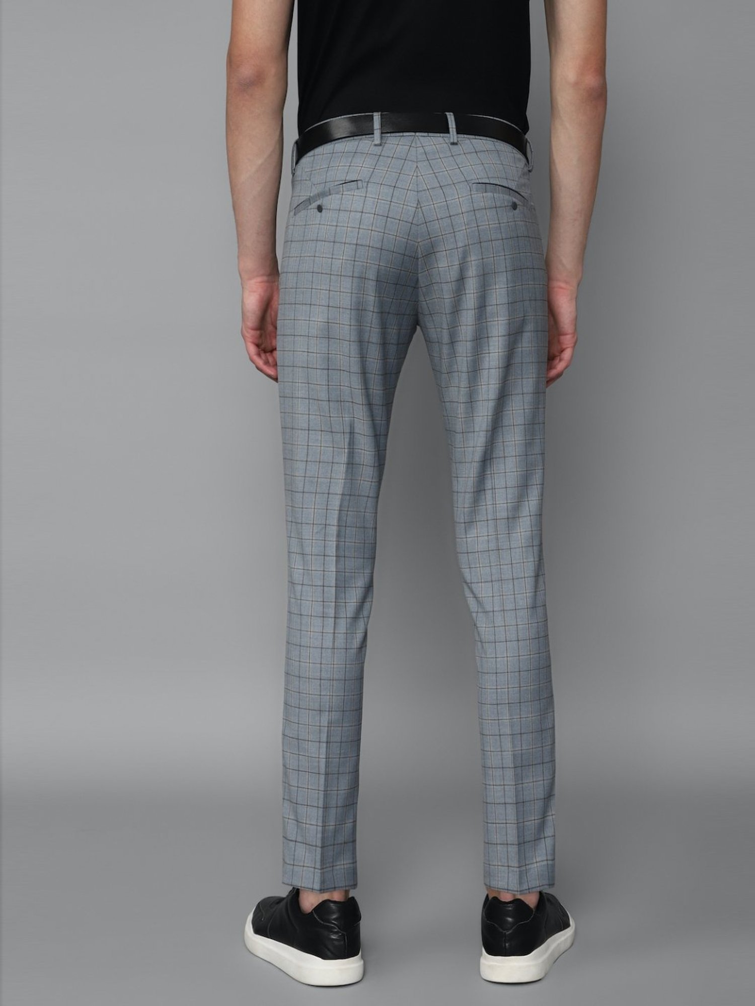 Buy Louis Philippe Sport Grey Slim Fit Trousers for Mens Online @ Tata CLiQ