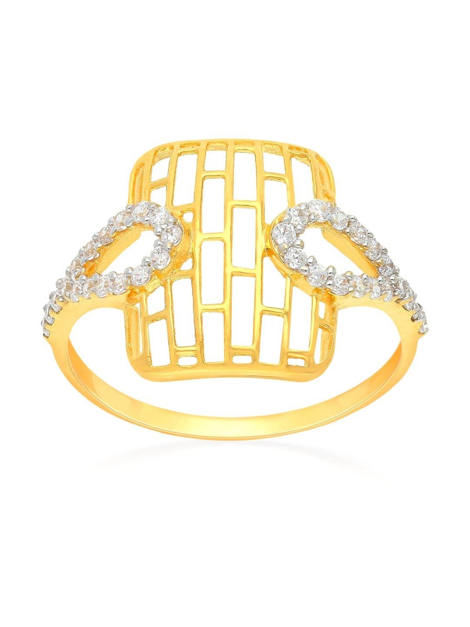 Gold Plated Floral Diamond Stone Toe Rings | Gold toe rings, Toe ring  designs, Toe rings