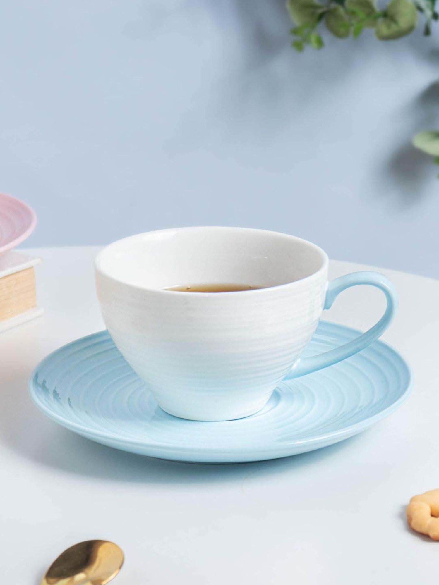 Riona Ceramic Tea Cup White