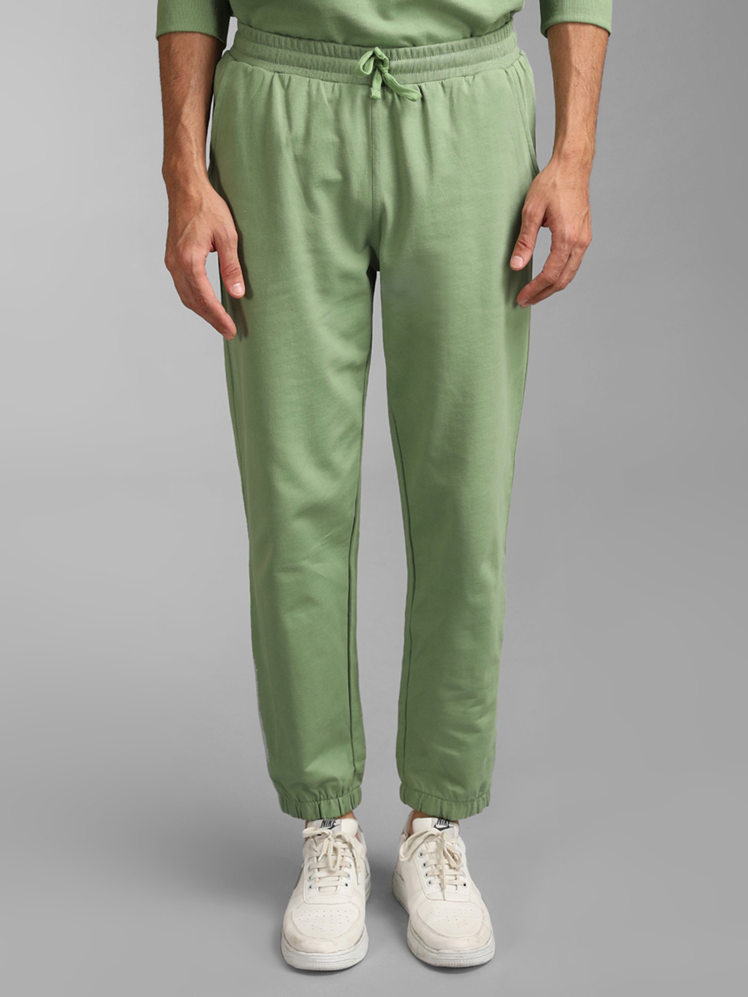 Buy Solid Sage Green Knitted Men Jogger Online in India -Beyoung