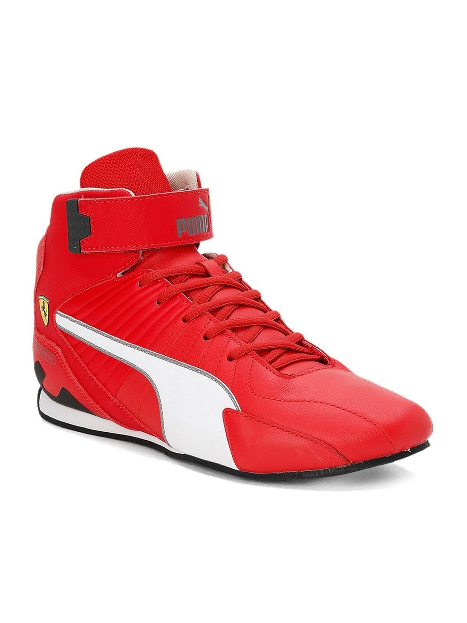 puma scuderia ferrari red ankle shoes