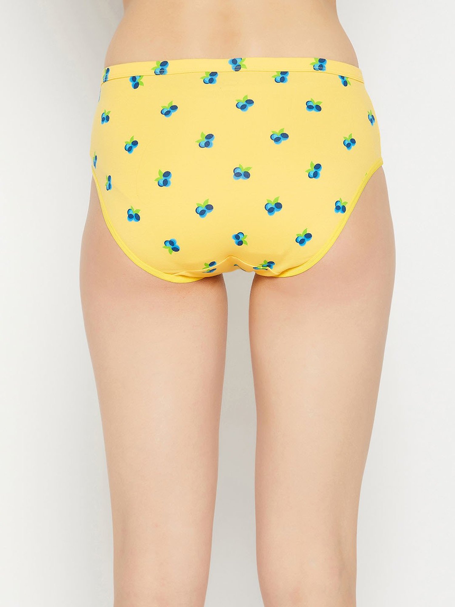 Buy Clovia Yellow Cotton Printed Hipster Panty for Women Online @ Tata CLiQ