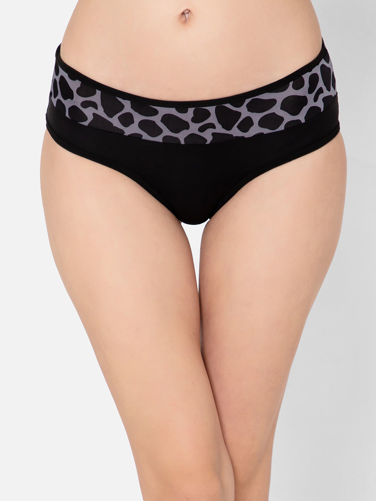 Buy Clovia Black Striped Panty for Women Online @ Tata CLiQ