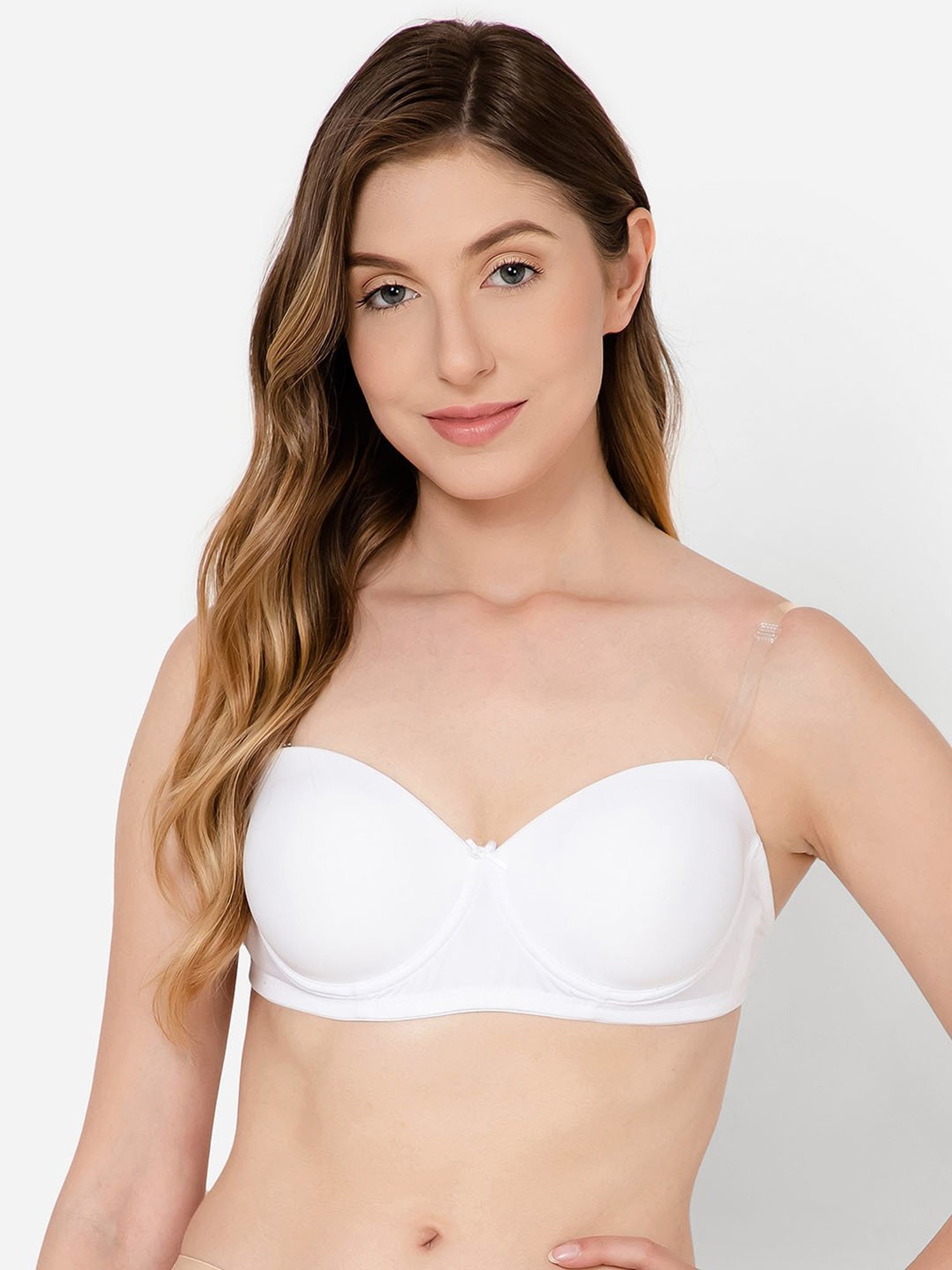 Buy Clovia White Half Coverage Bra for Women Online @ Tata CLiQ