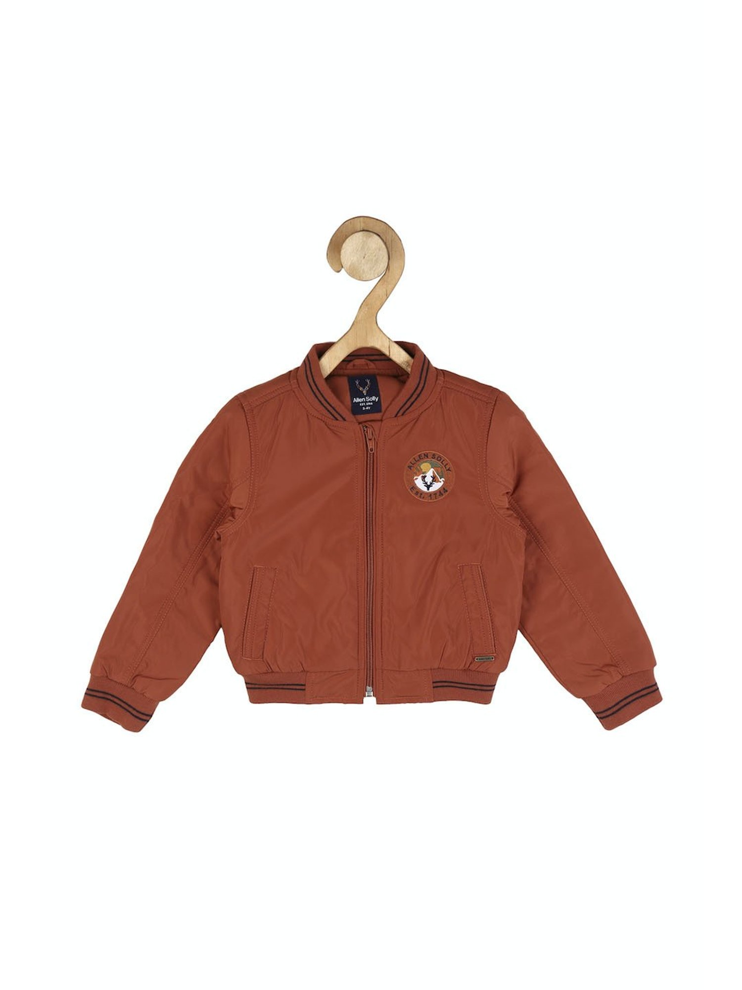 Buy Allen Solly Junior Boys Red Solid Padded Jacket - Jackets for Boys  18718782 | Myntra