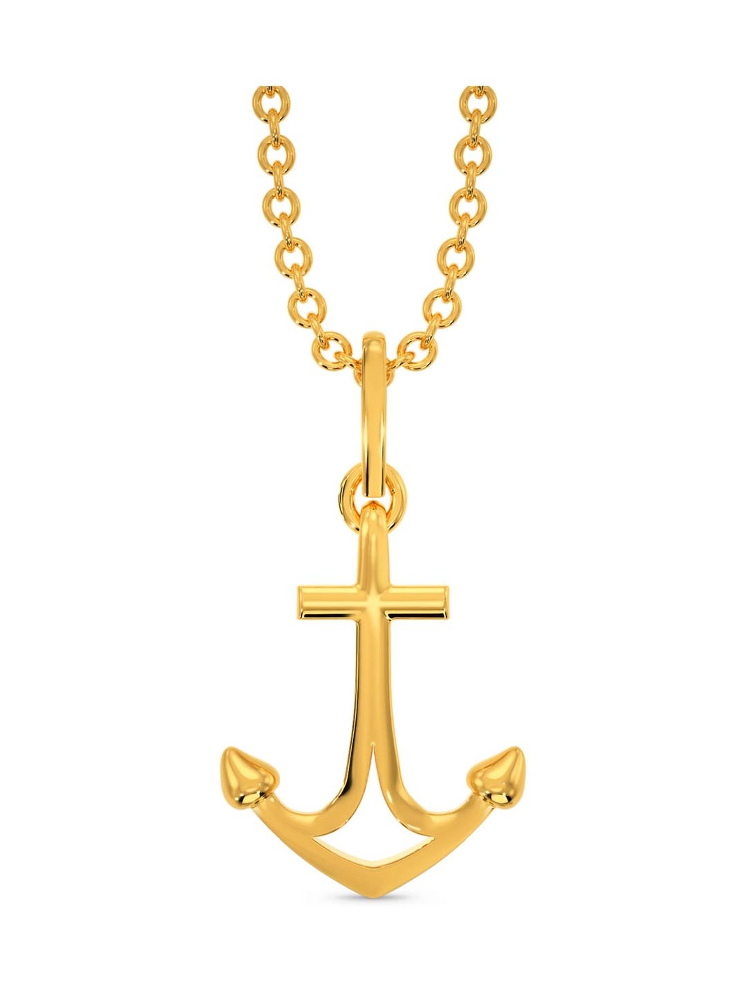 Rose Gold Maxi Anchor Necklace | Under the Rose