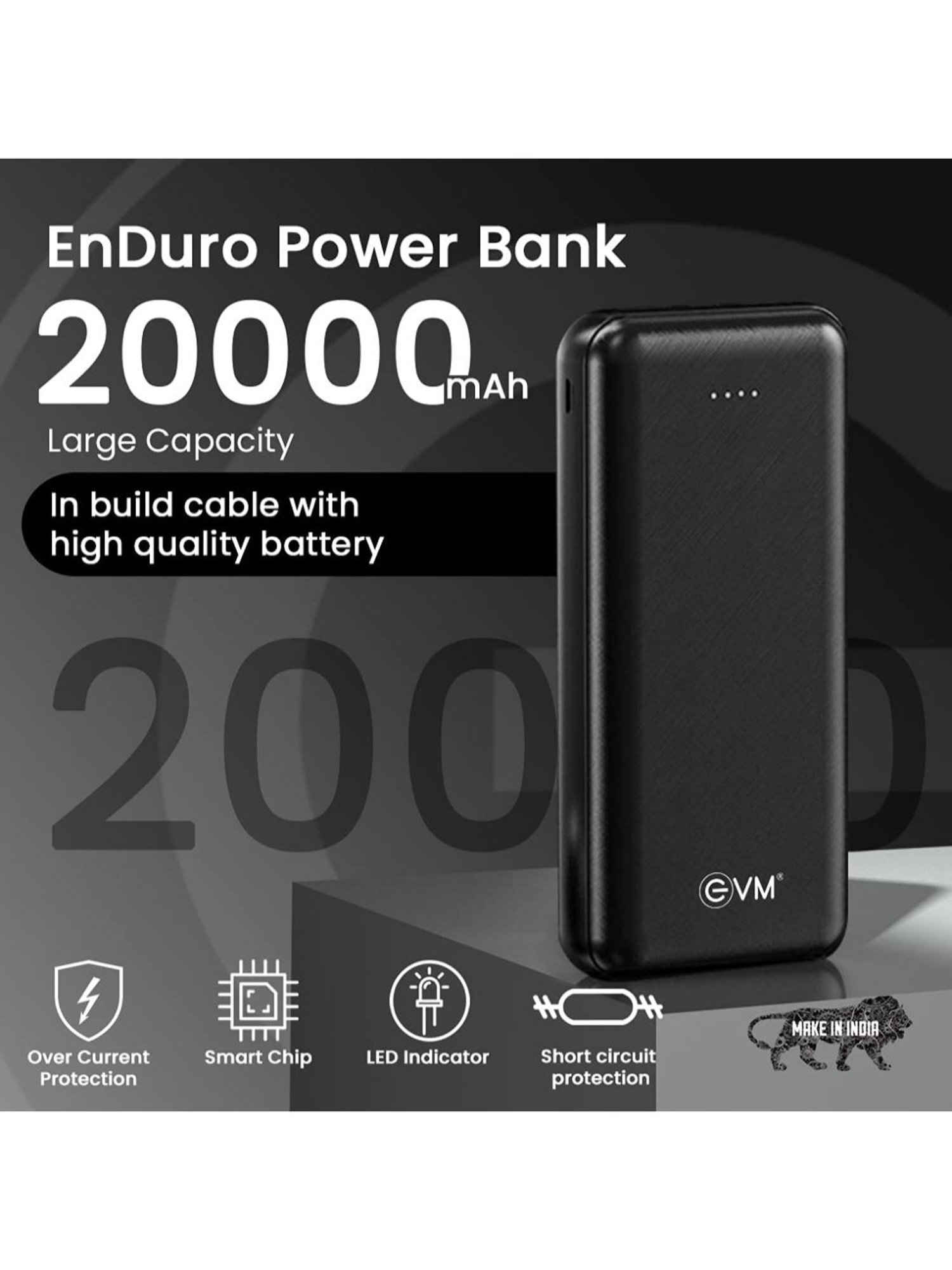 EnDuro Power Bank 20,000mAh