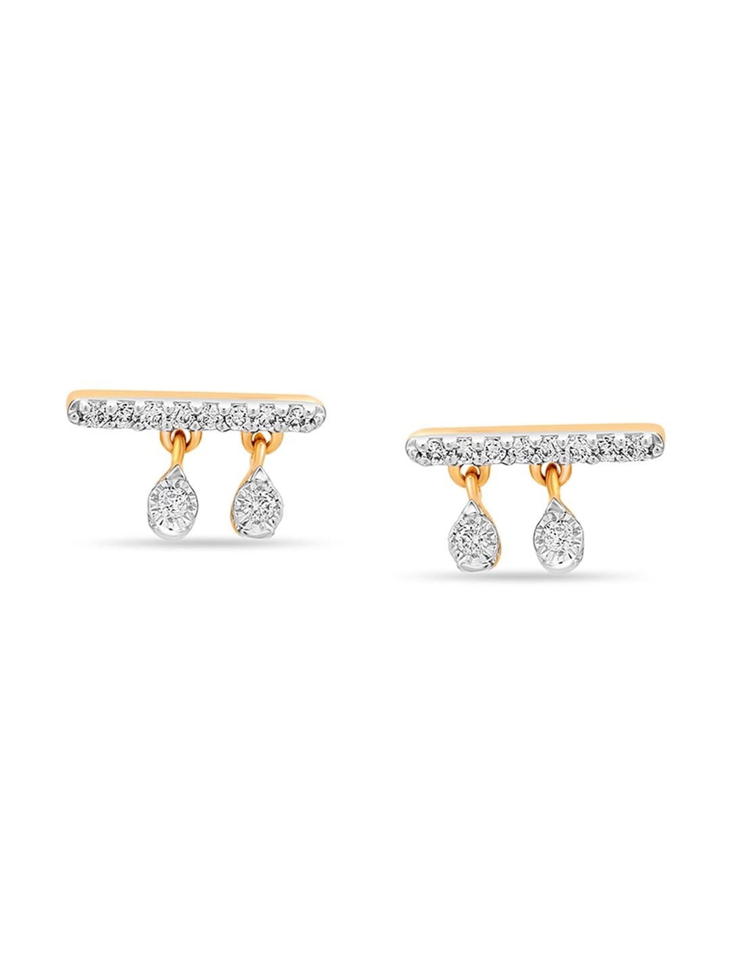TANISHQ 502114DCJABA022JA005136 Charming Diamond Drop Earrings in Jaipur at  best price by Motisons Jewellers Ltd - Justdial