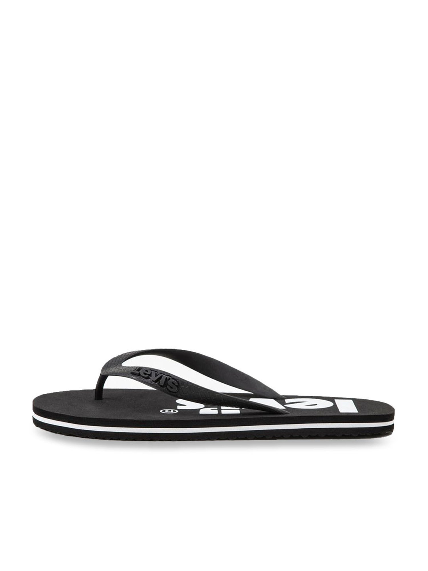 Buy Levi s Men s Black Flip Flops for Men at Best Price Tata CLiQ