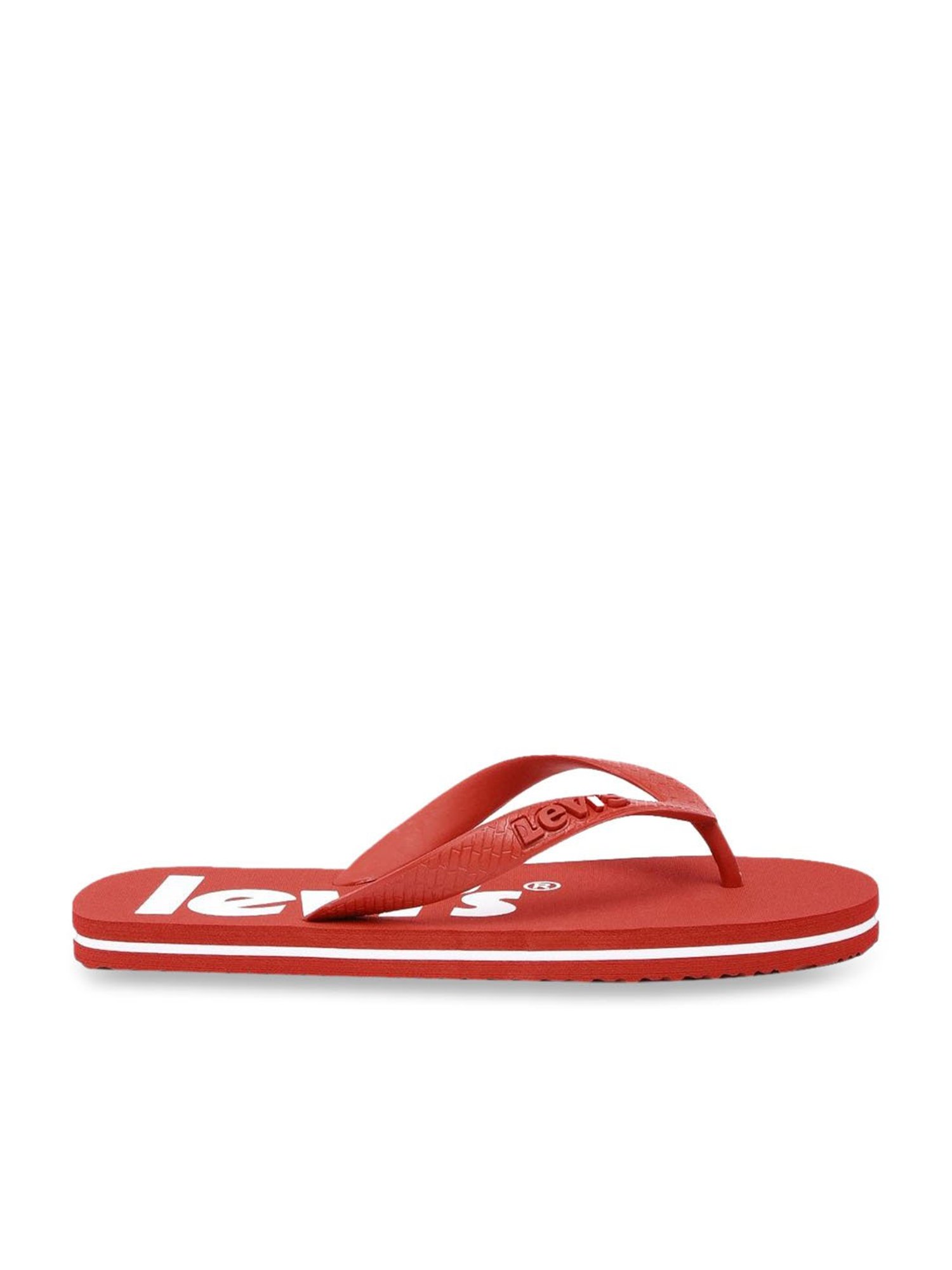 Buy Levi s Men s Red Flip Flops for Men at Best Price Tata CLiQ