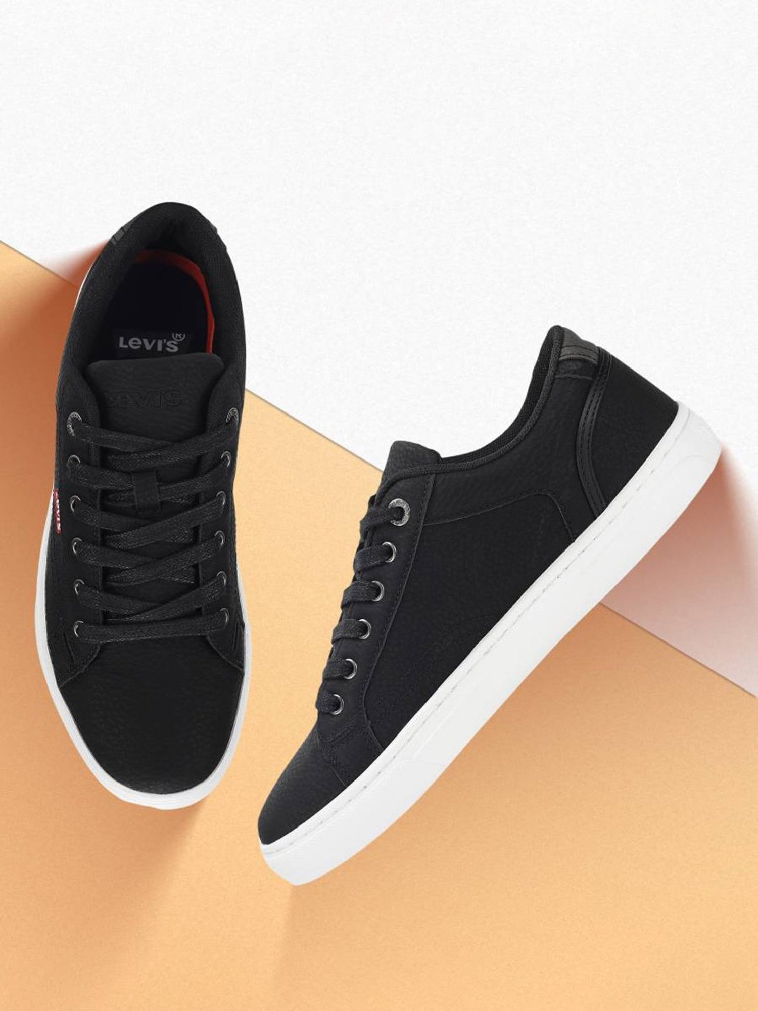 Levis black casual on sale shoes