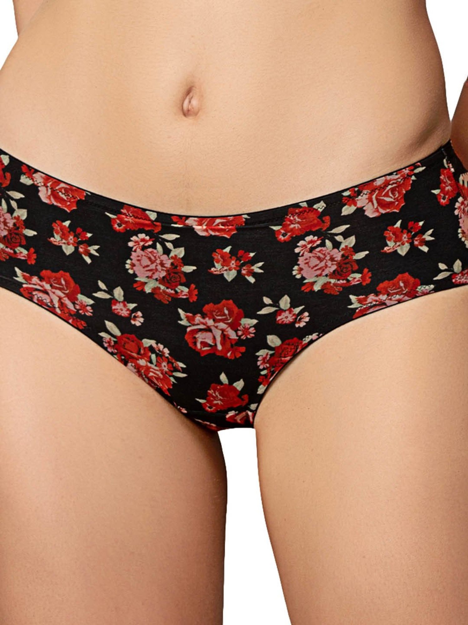 Triumph Black Floral Lace Hipster Panty-  Ladies-Girls-Women-Online--India @ Cheap Rates Apparel-Free  Shipping-Cash on Delivery