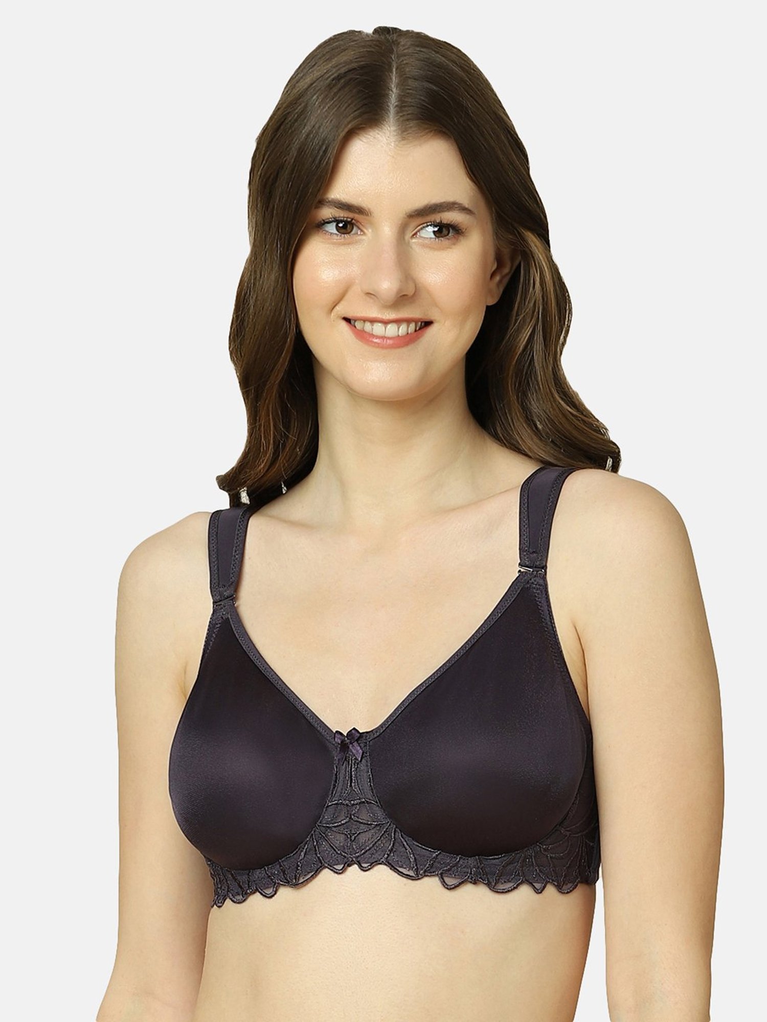 Triumph Black Lace Seamless Bra