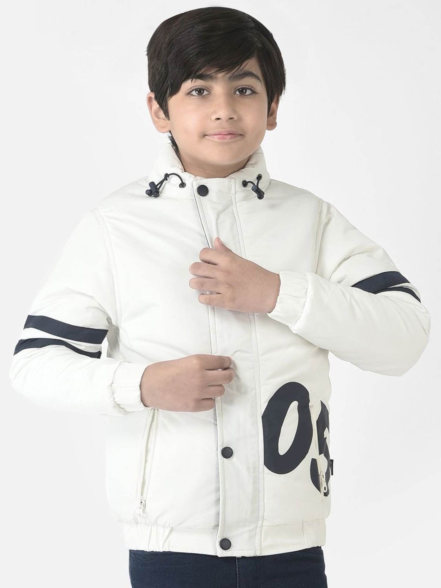 Buy Boys Black Textured Regular Fit Jacket Online - 663417 | Allen Solly