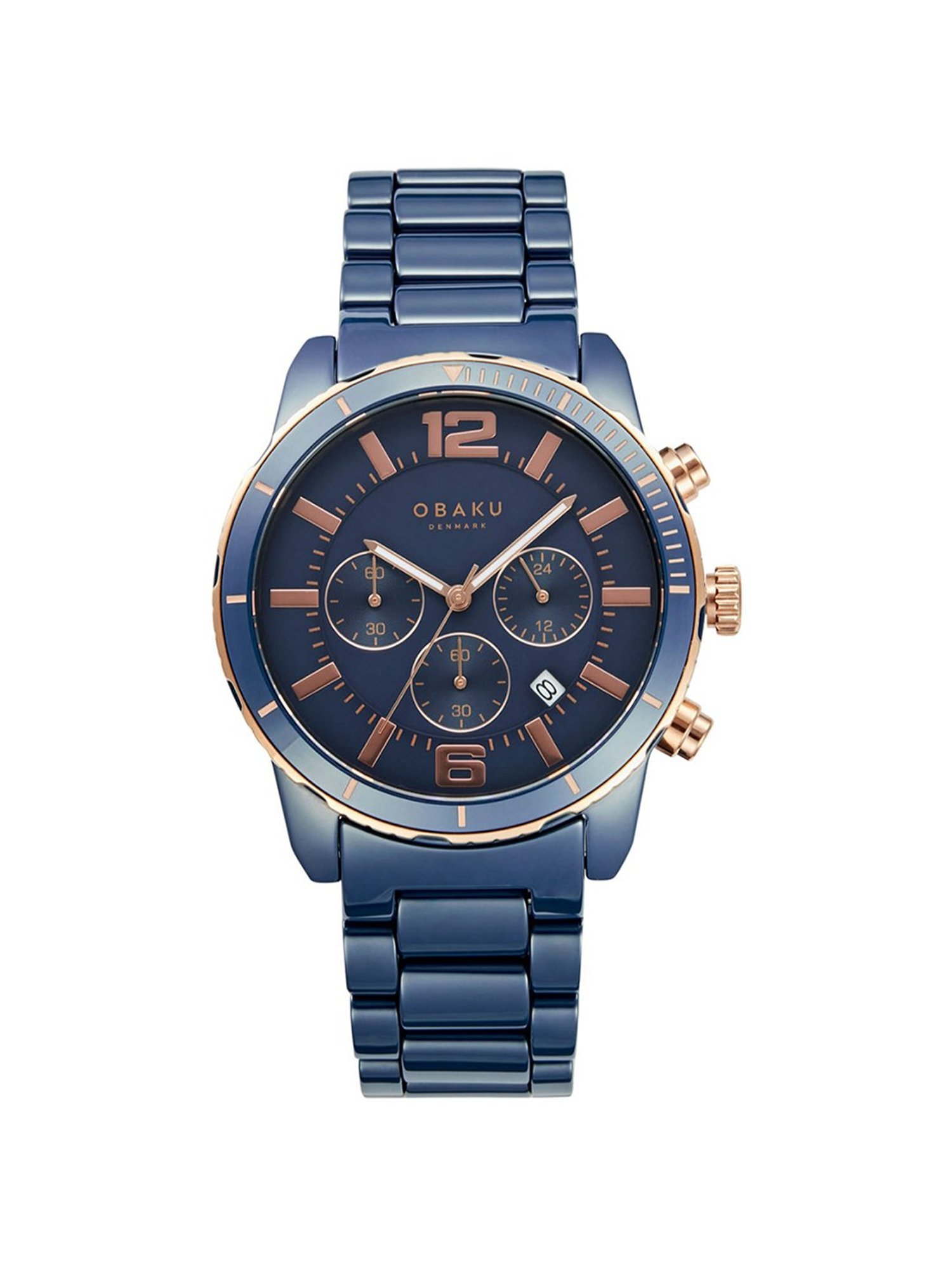 Buy OBAKU V278GCSLCL Falk Oxford Chronograph Watch for Men at Best