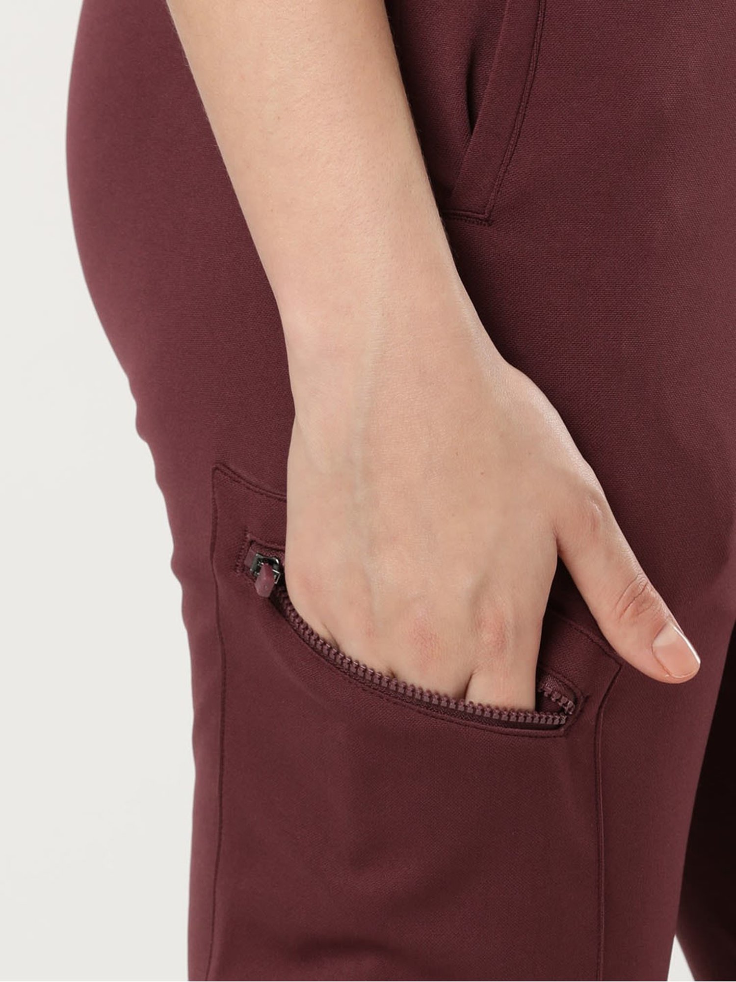 Buy Jockey Brown Mid Rise Track Pants for Women's Online @ Tata CLiQ