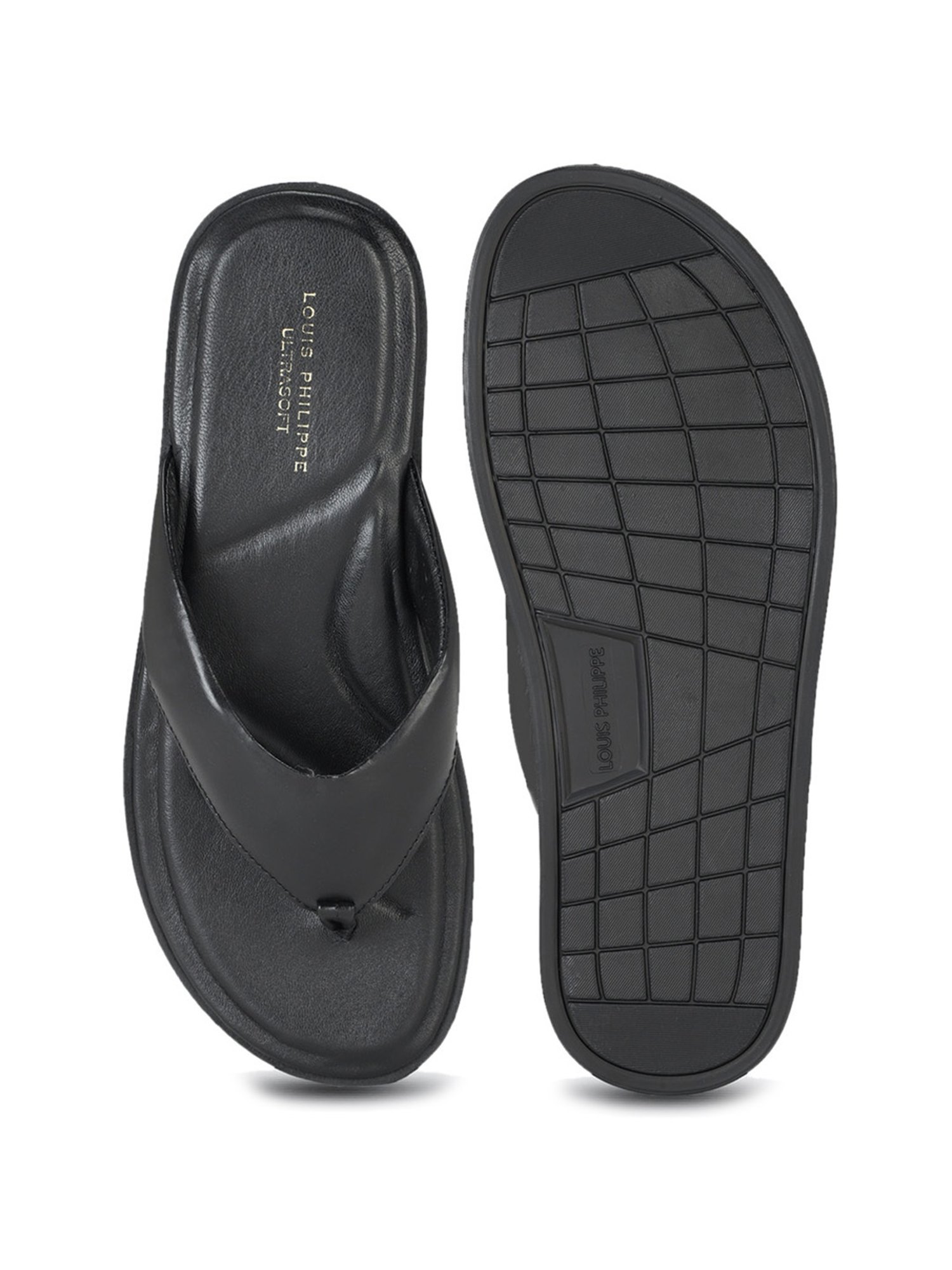 Buy Louis Philippe Men's Black Slides for Men at Best Price @ Tata CLiQ