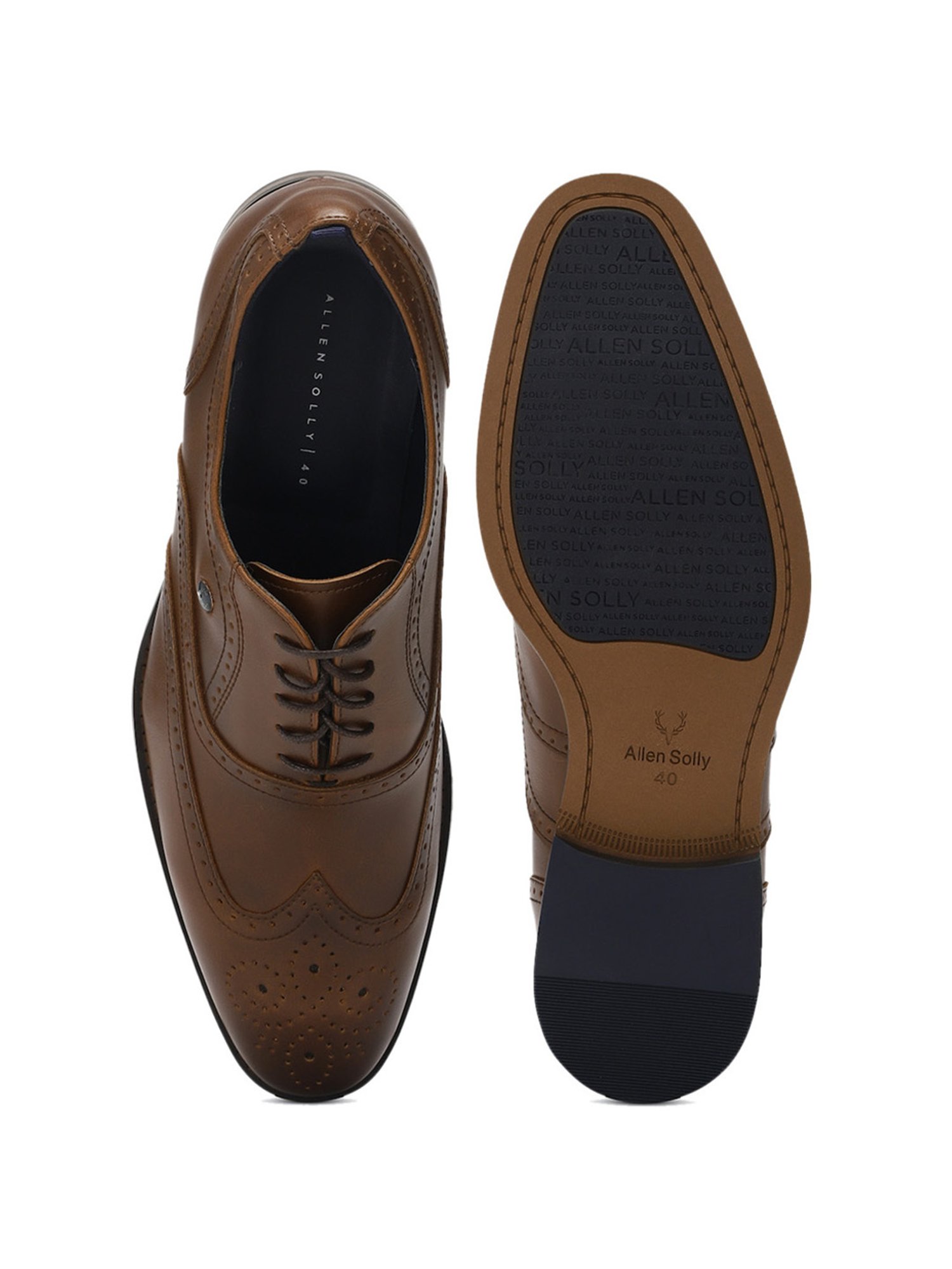 Allen solly leather store shoes