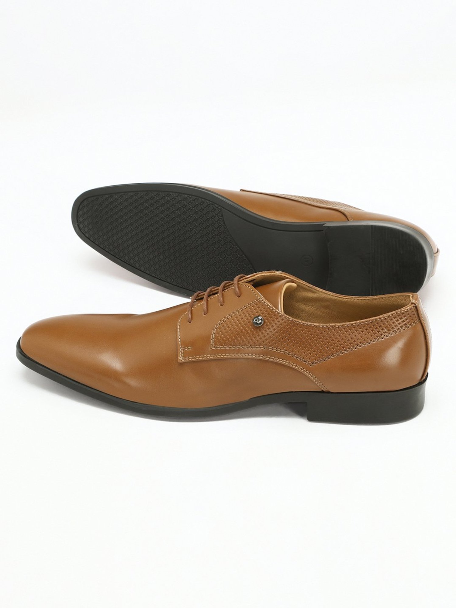NOS w Box England Brown Officer Shoes