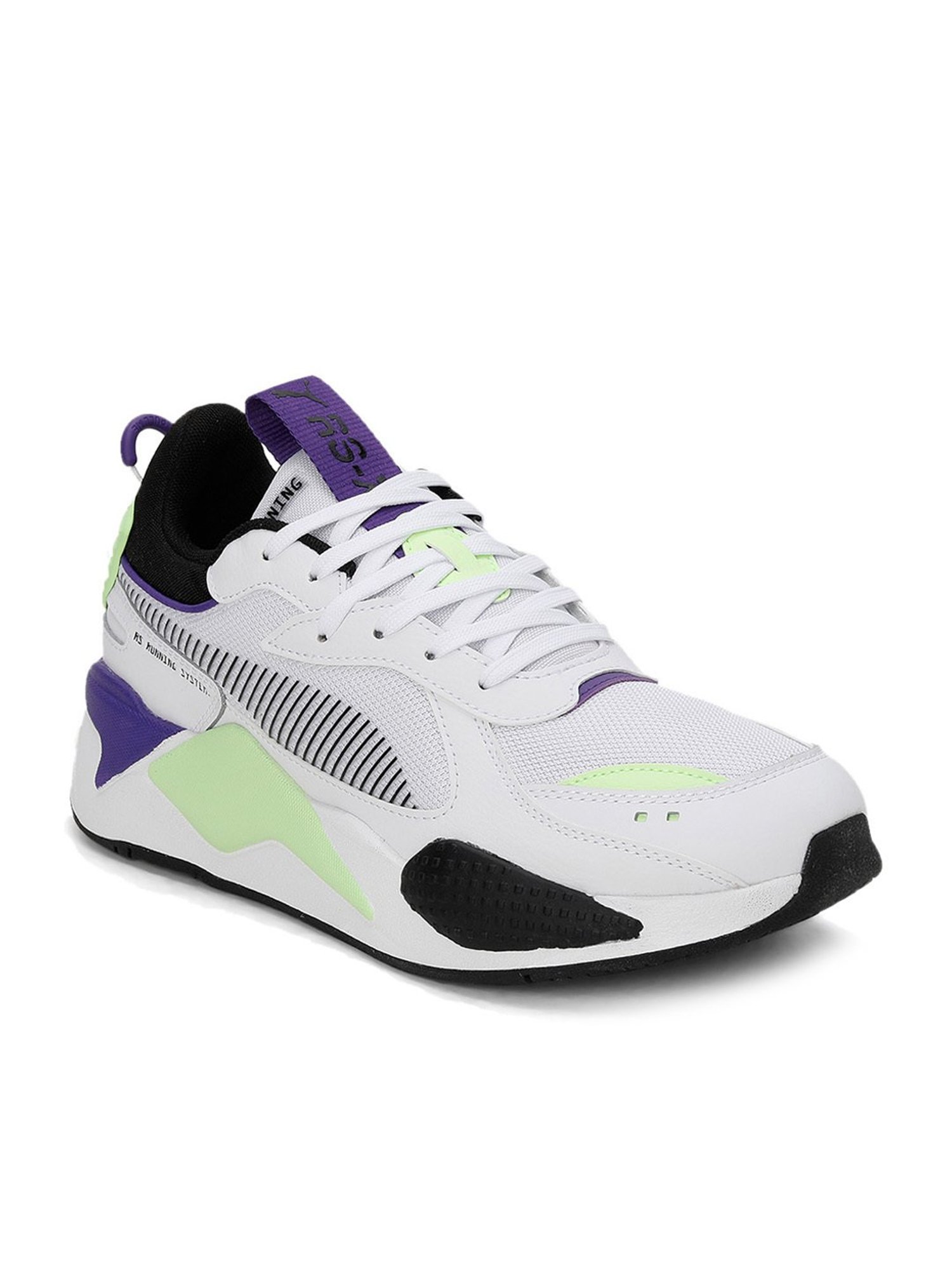 Puma rs x white on sale green