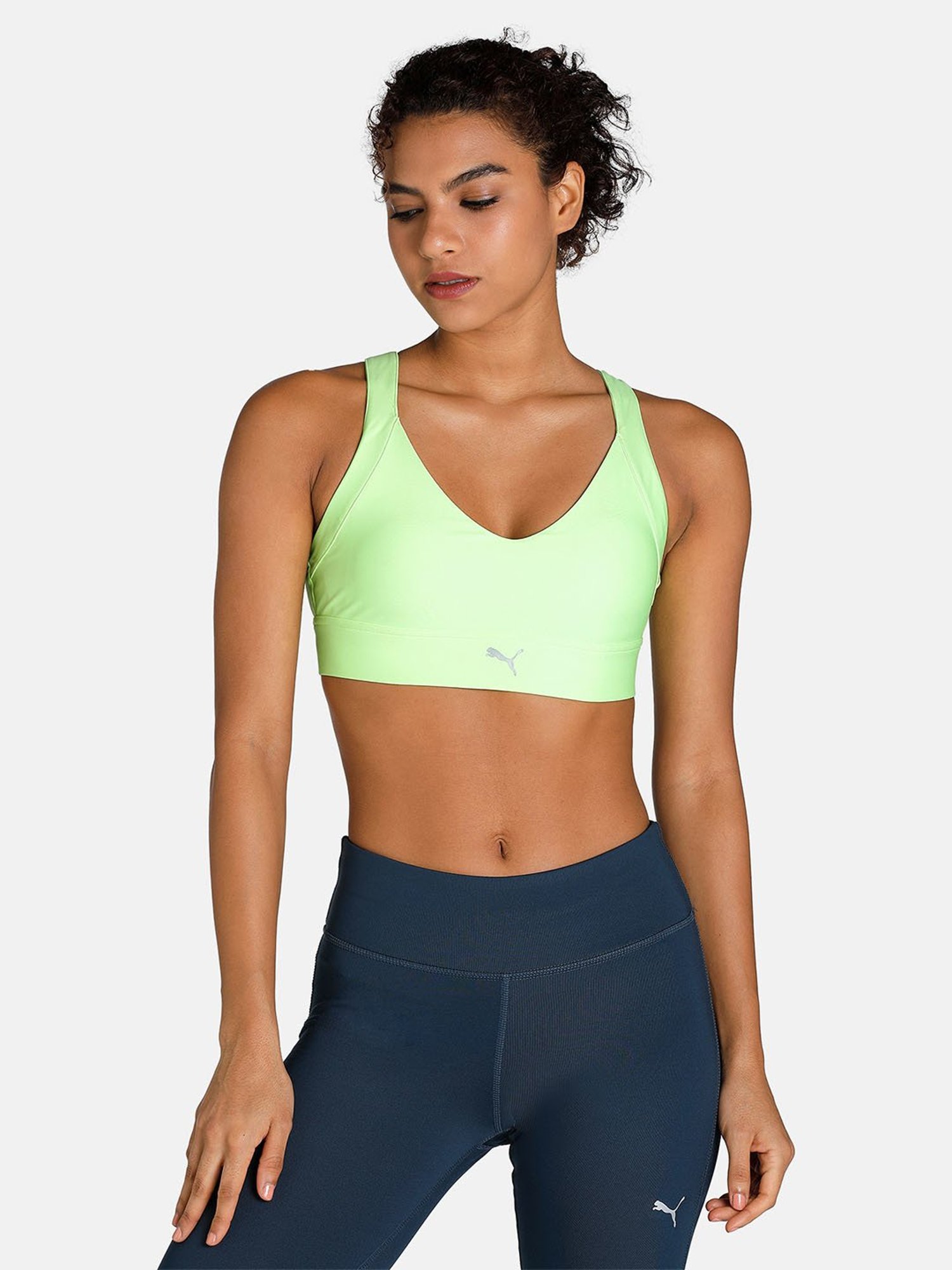 Nike Graphic Green Sports Bra Size XL - 52% off