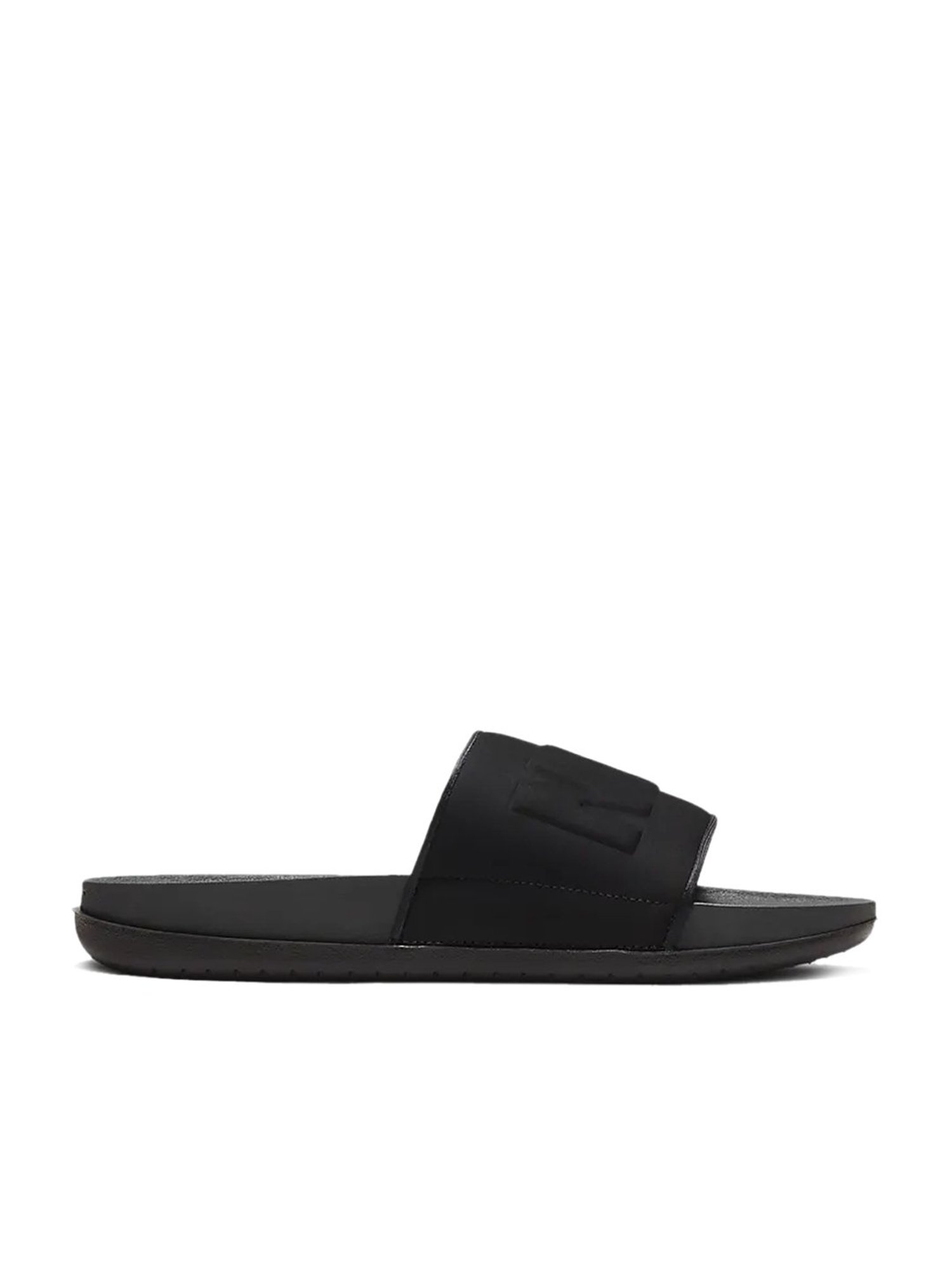 Nike black off court slides hot sale