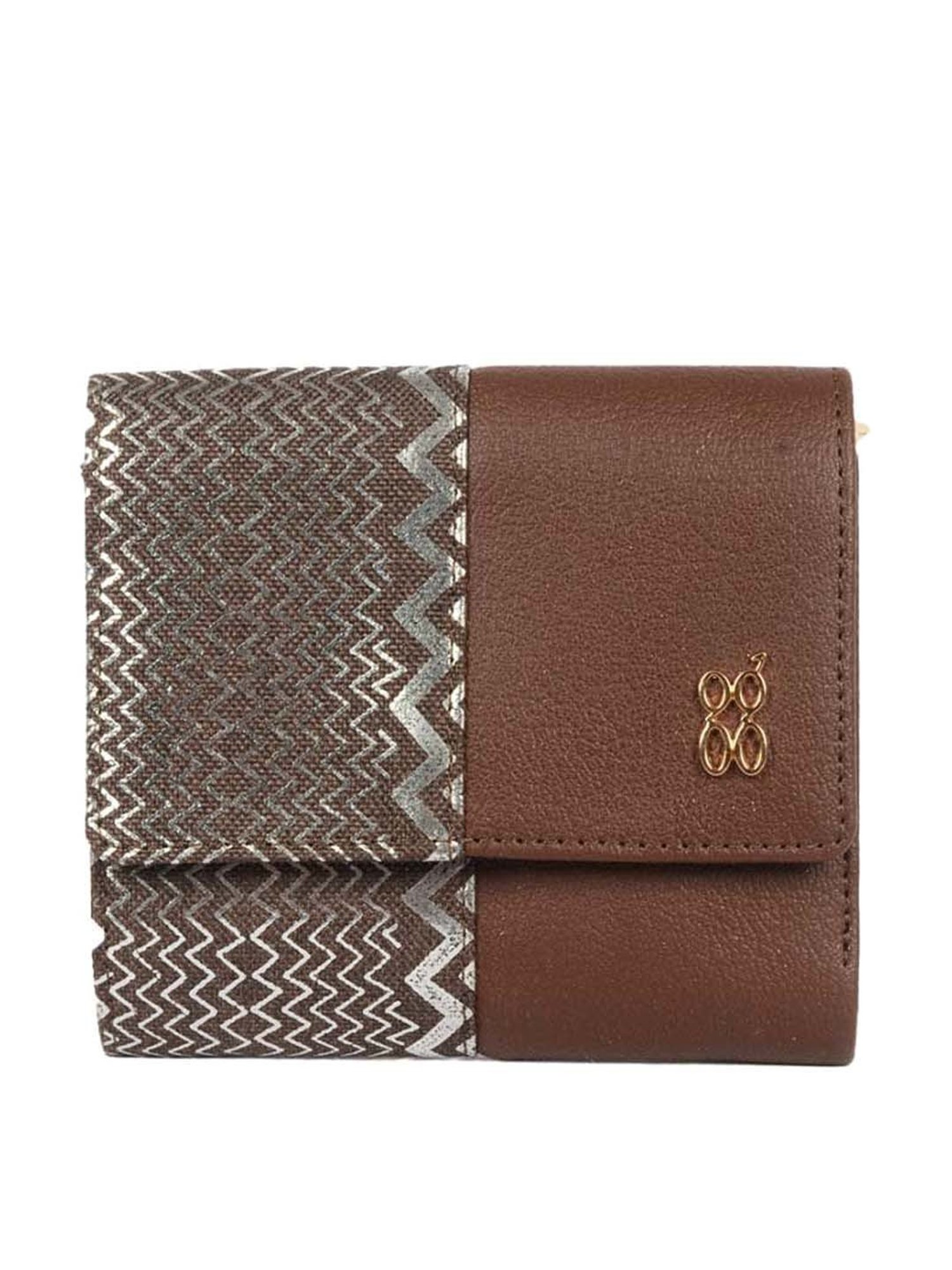 Buy GG By Baggit Brown Printed Tri-Fold Wallet for Women Online At Best  Price @ Tata CLiQ