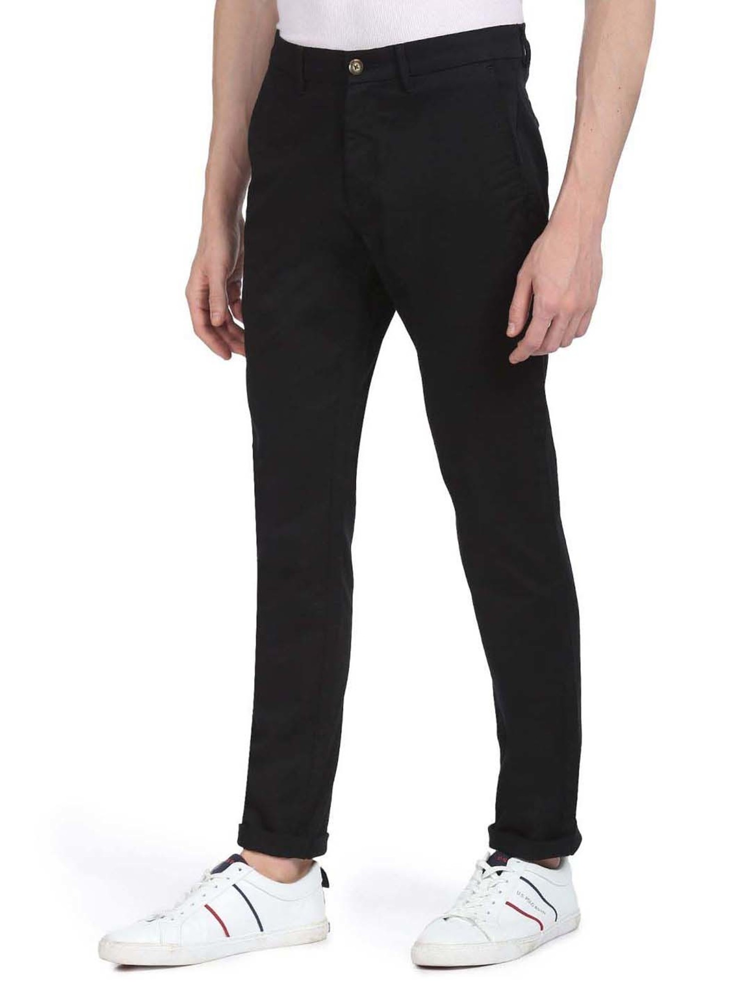 Chisel Classic Chino Pant, Black - Casual Pants