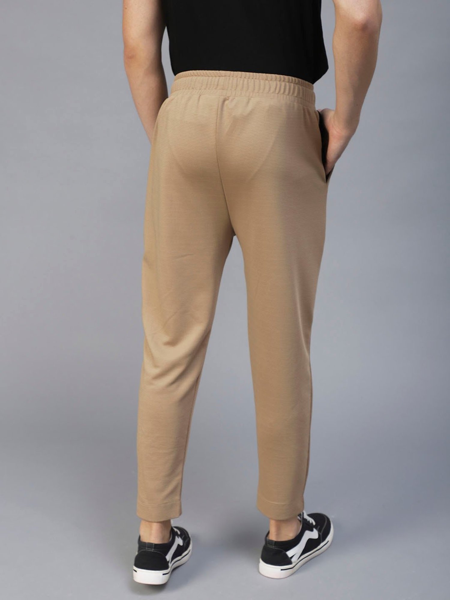 Buy Rigo Beige Regular Fit Beige Joggers for Men Online @ Tata CLiQ