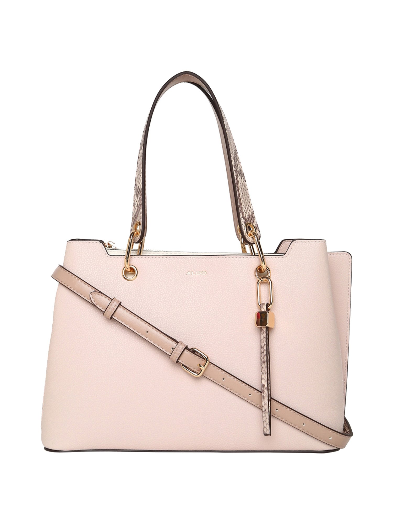 Buy Aldo Pink Solid Medium Handbag Online At Best Price Tata CLiQ