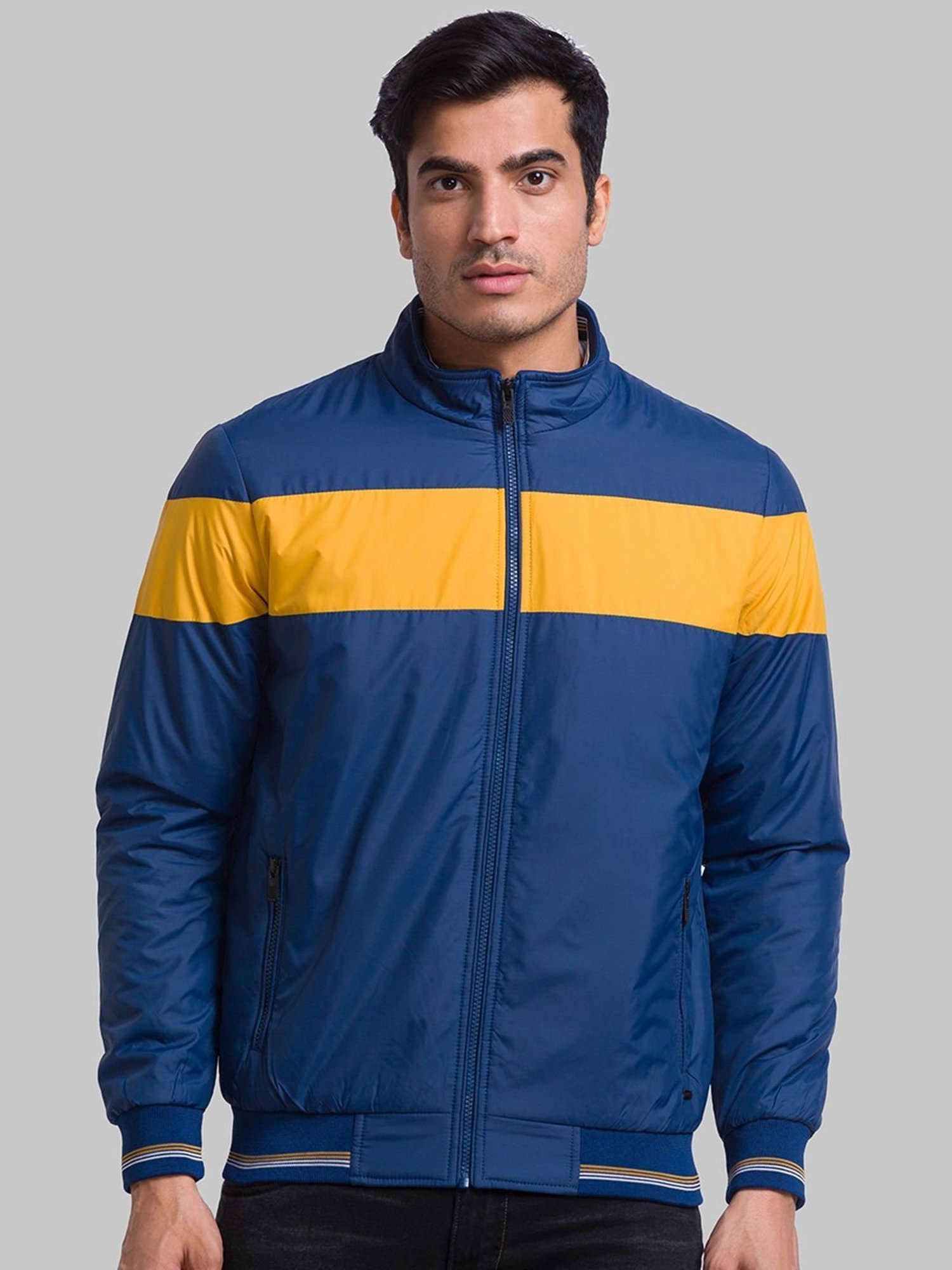 Full Sleeve Casual Wear Skupar Yellow Men Denim Jacket With Fur at Rs 600  in Noida