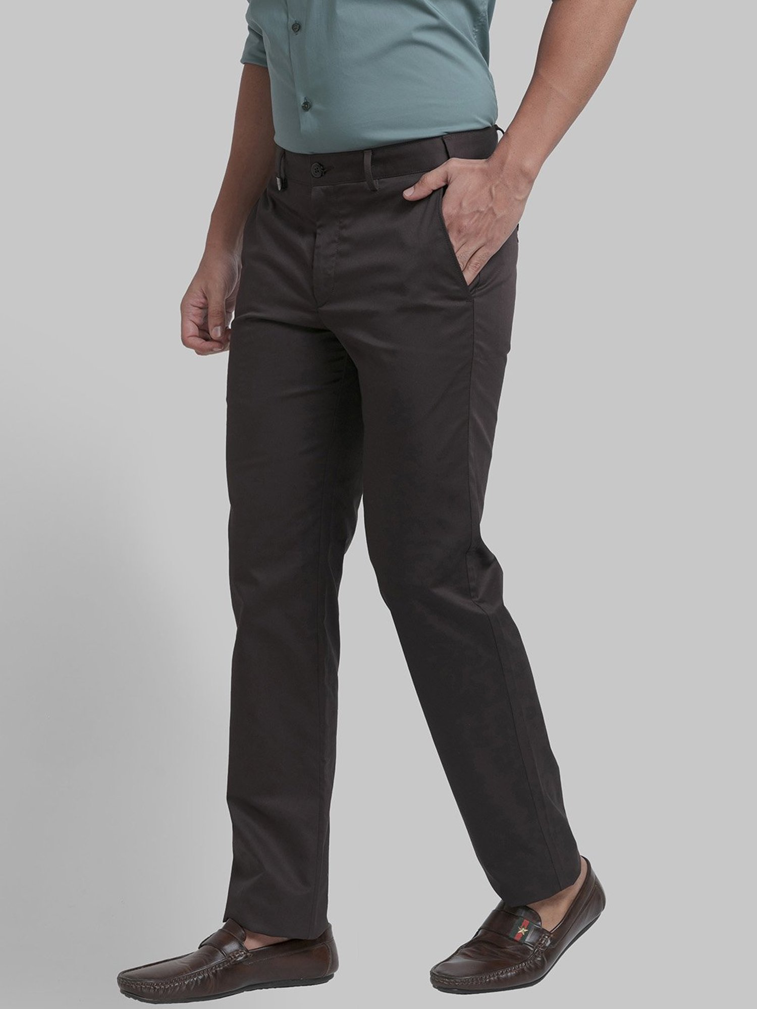 Buy Park Avenue Smart Fit Solid Trouser Online at Best Prices in India -  JioMart.