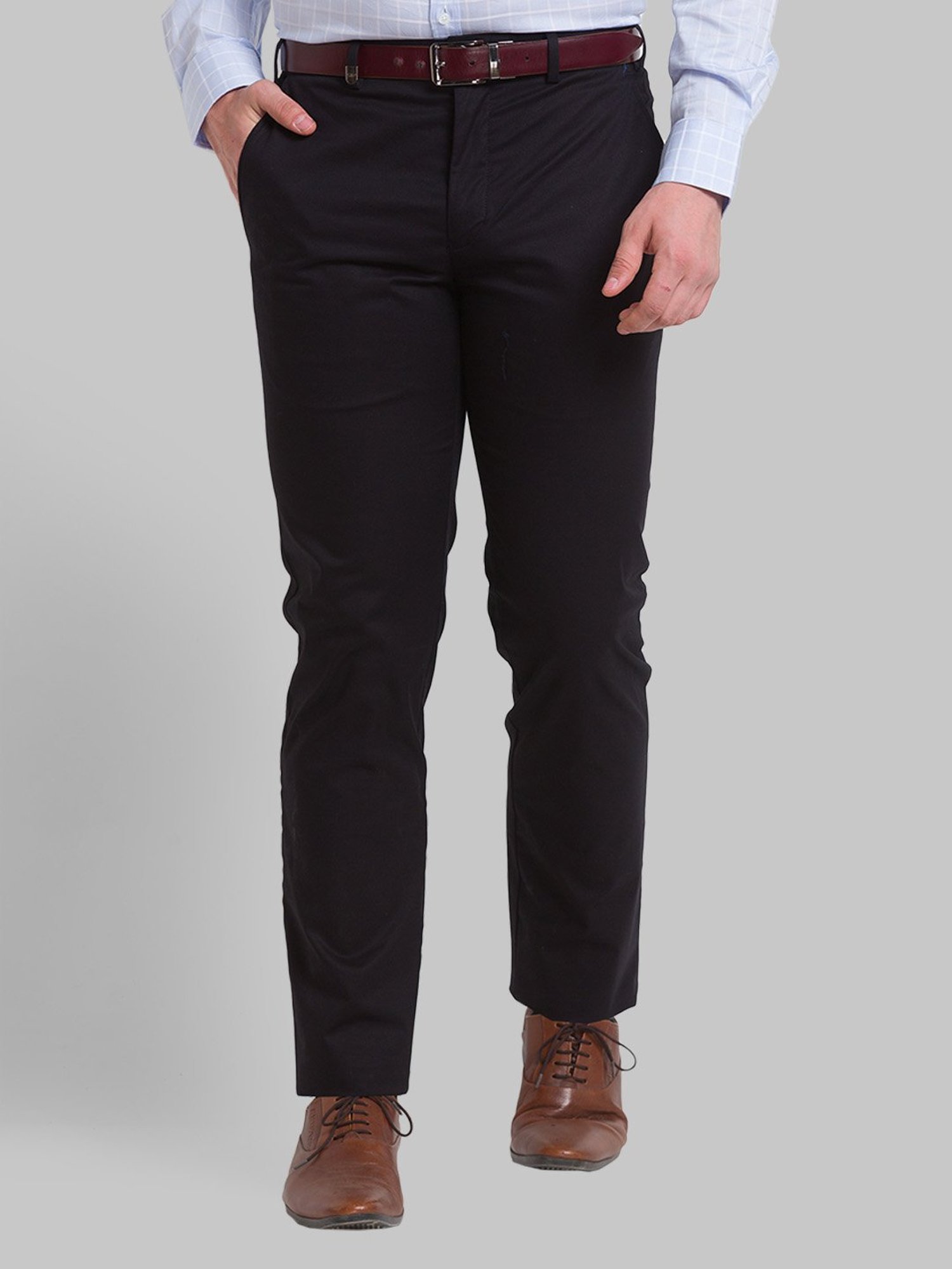 Buy Park Avenue Smart Fit Solid Trouser Online at Best Prices in India   JioMart