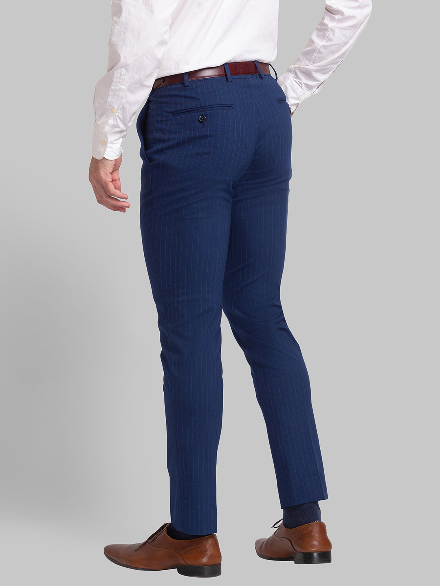 Park Avenue Neo Fit Blue Formal Trouser For Men