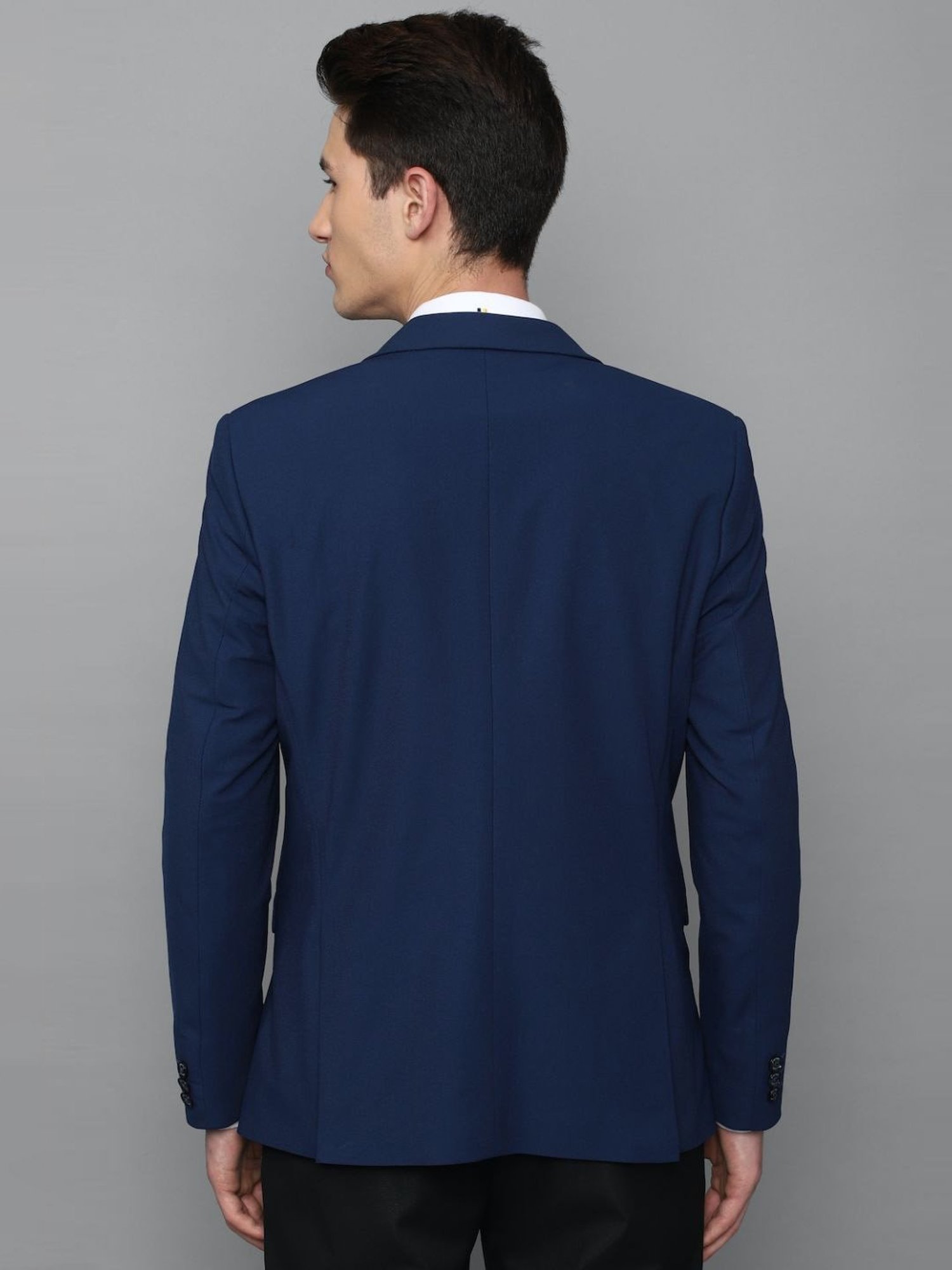 Buy Allen Solly Navy Slim Fit Blazers for Mens Online @ Tata CLiQ