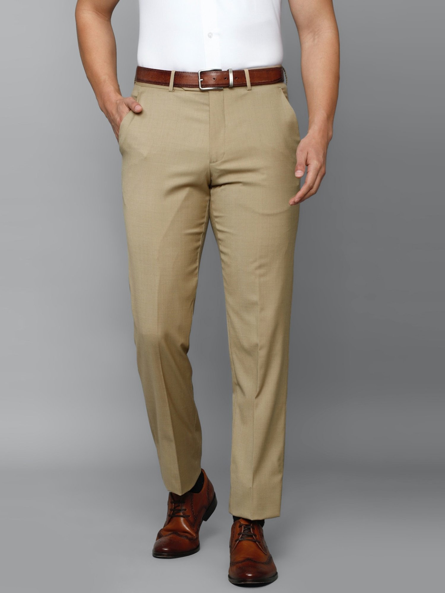Buy Louis Philippe Grey Slim Fit Texture Trousers for Mens Online @ Tata  CLiQ