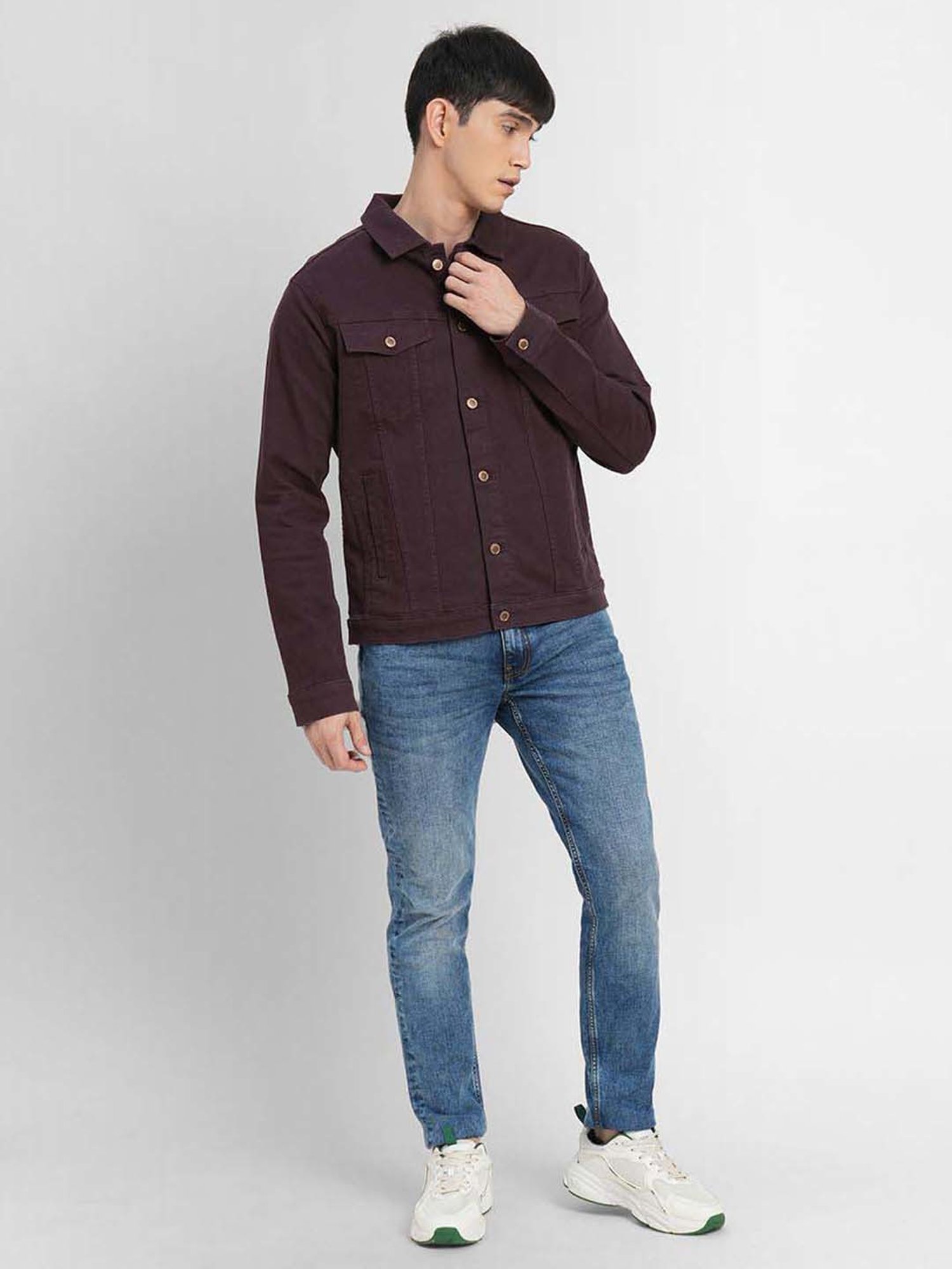 Layer Coat Jacket | Denim jacket men outfit, Denim outfit men, Denim jacket  fashion