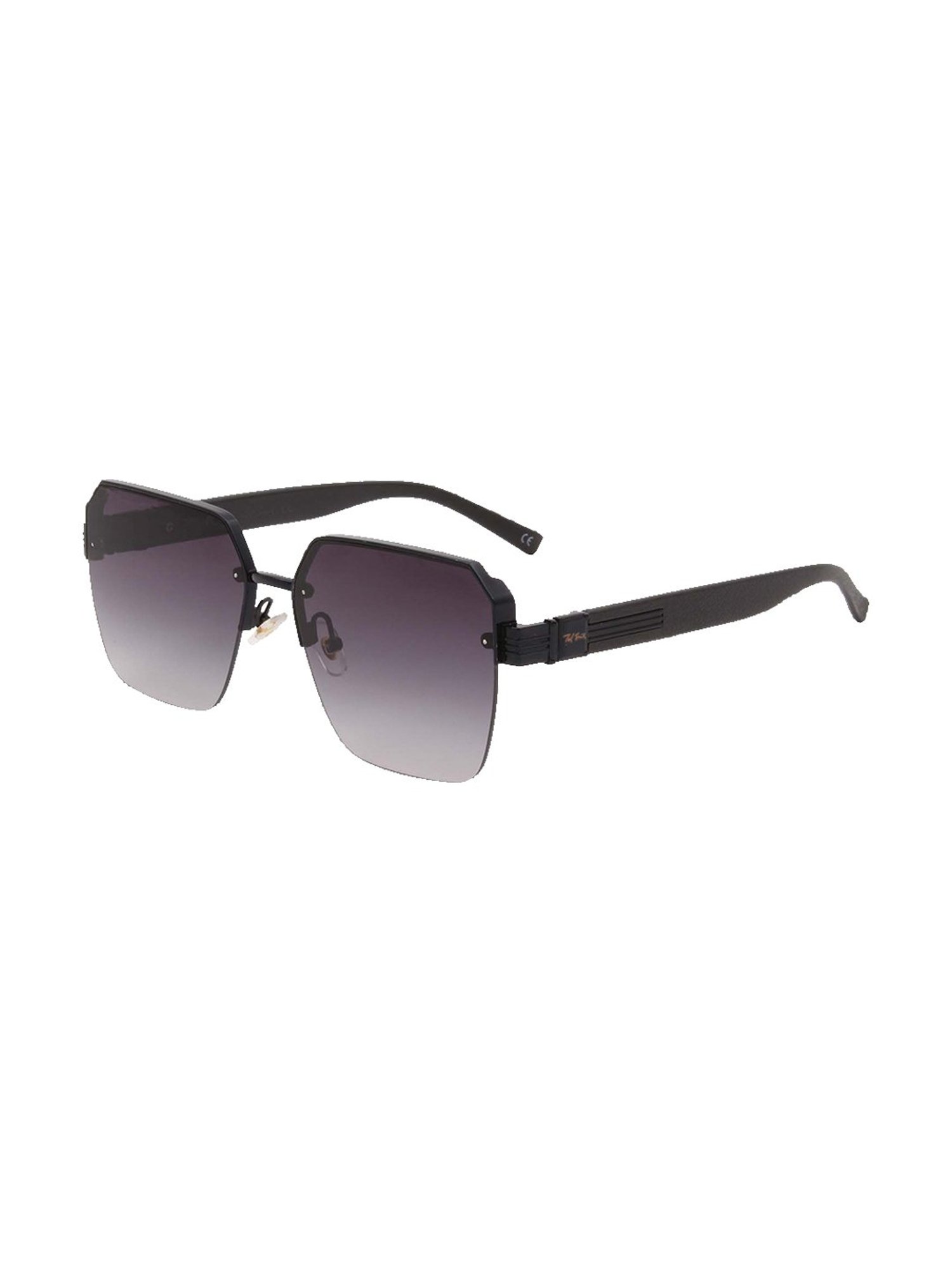 Ted Smith Grey Square UV Protection Unisex Sunglasses