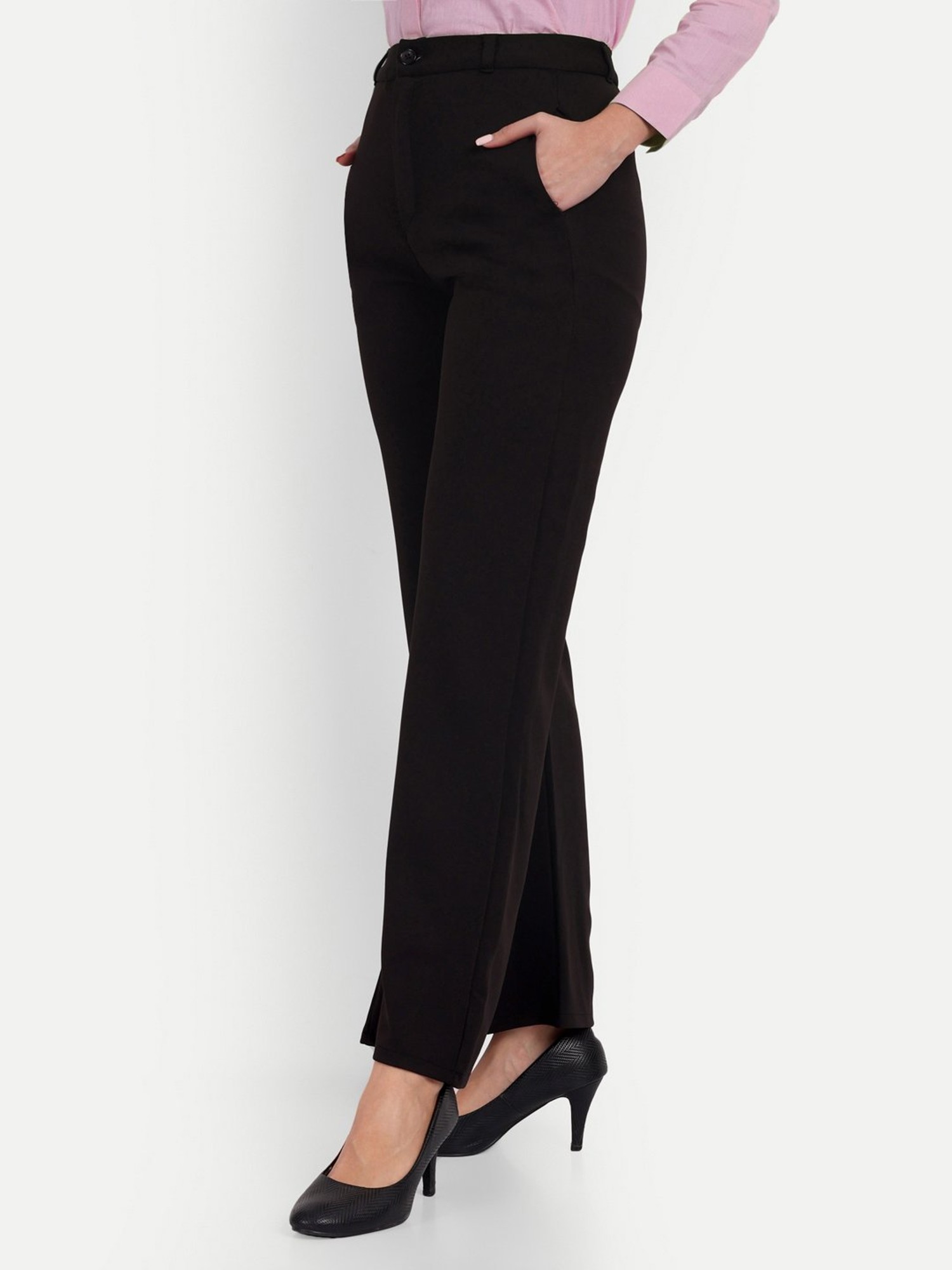 Broadway NYC Black Trousers & Womens black formal trousers | Wearitboutique-hangkhonggiare.com.vn