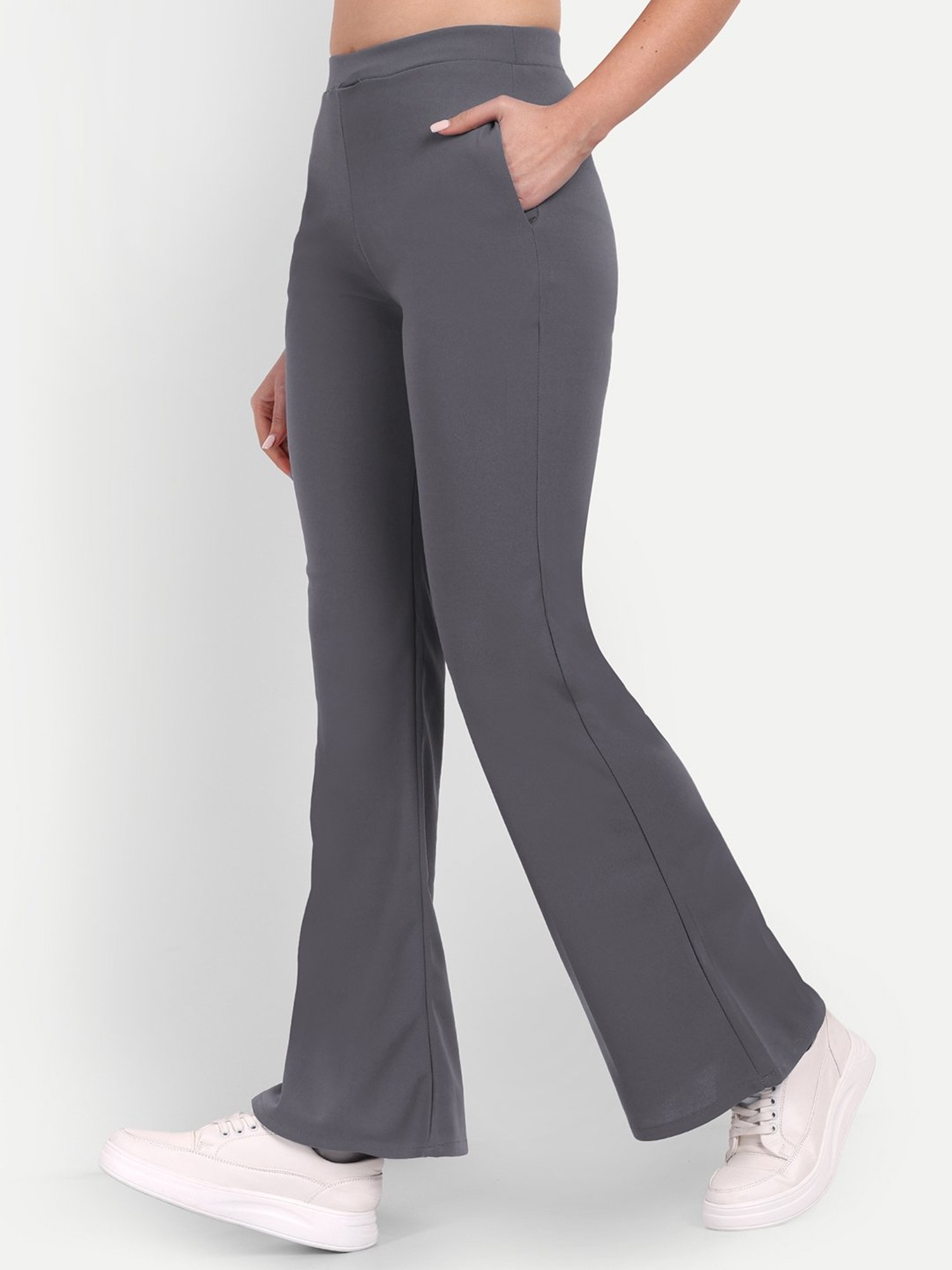 Buy Grey Trousers  Pants for Women by Magre Online  Ajiocom
