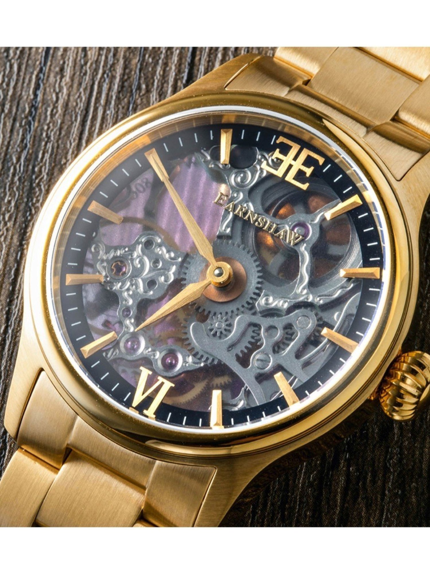 アーンショウ EARNSHAW ES-8061-01 メンズ - メンズ腕時計