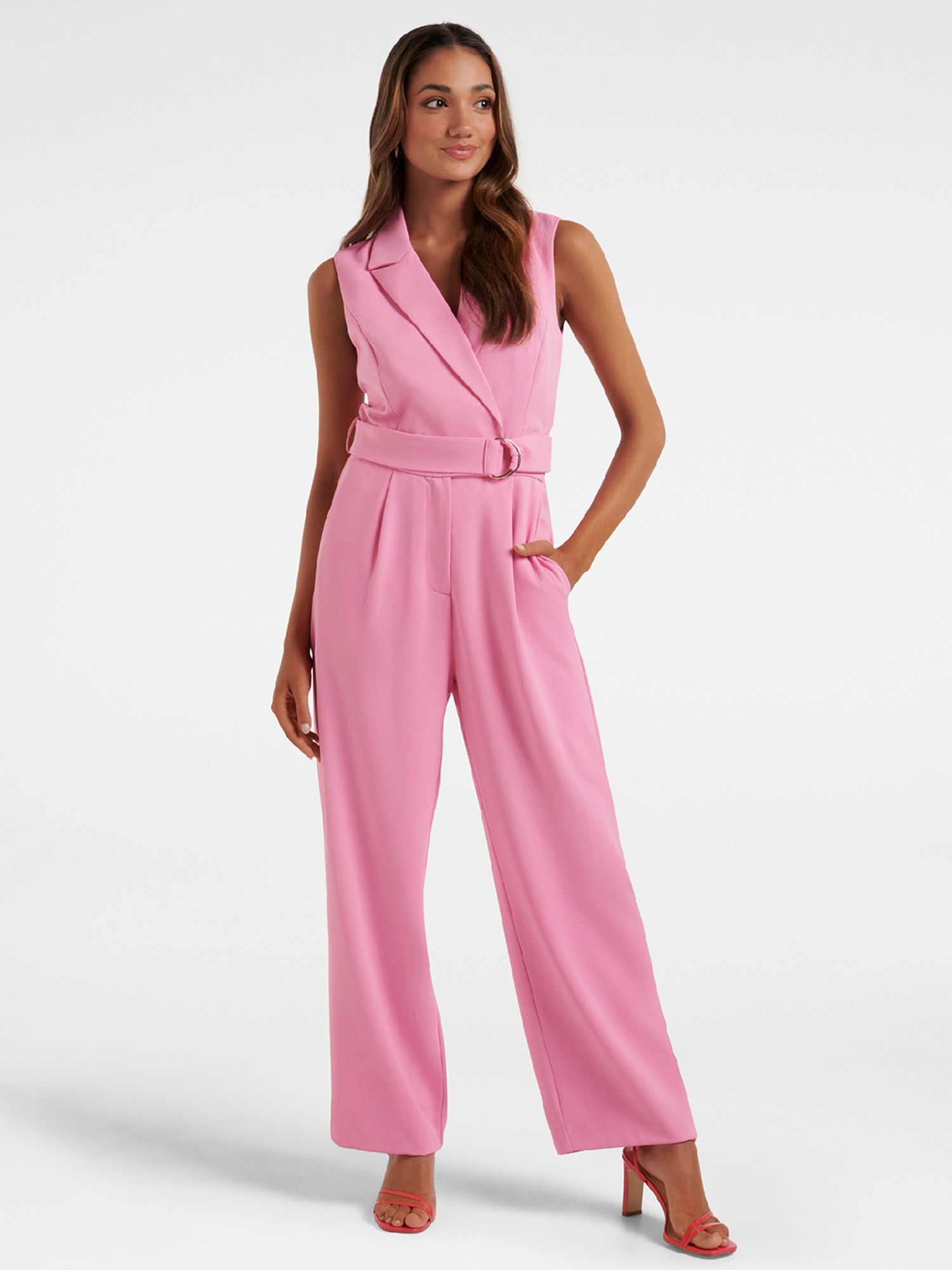 Buy Tandul Women's Dress – Pink Colour Jumpsuit Design - Sleeveless,  Fitting belt Boost Your Style with Casual Dress for Women & Girls Easy Wash  Without Fading Colour Size-Small gifts for women