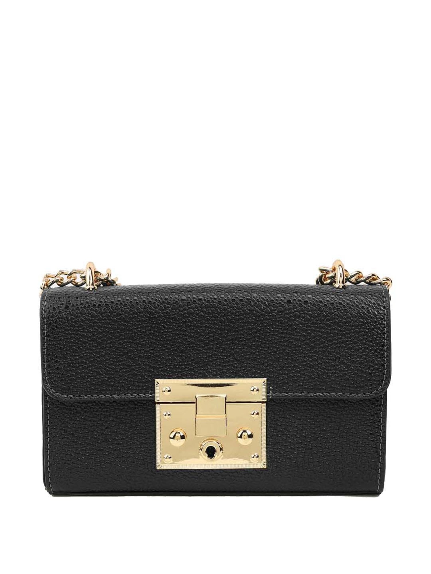 Kazo Handbags : Buy Kazo Black Textured Handbag Online