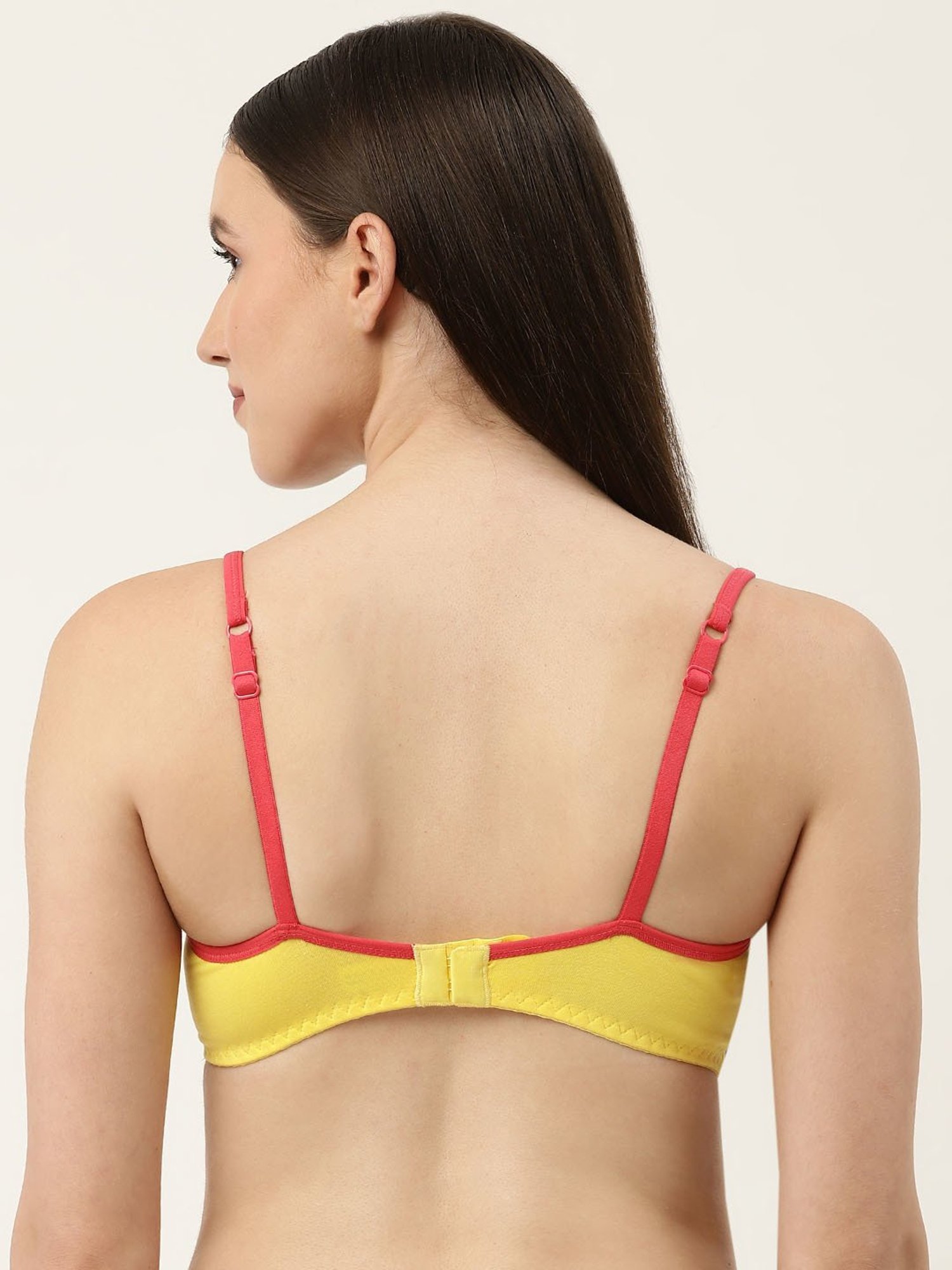 Buy Leading Lady Yellow Cotton Full Coverage T-Shirt Bra for Women Online @  Tata CLiQ