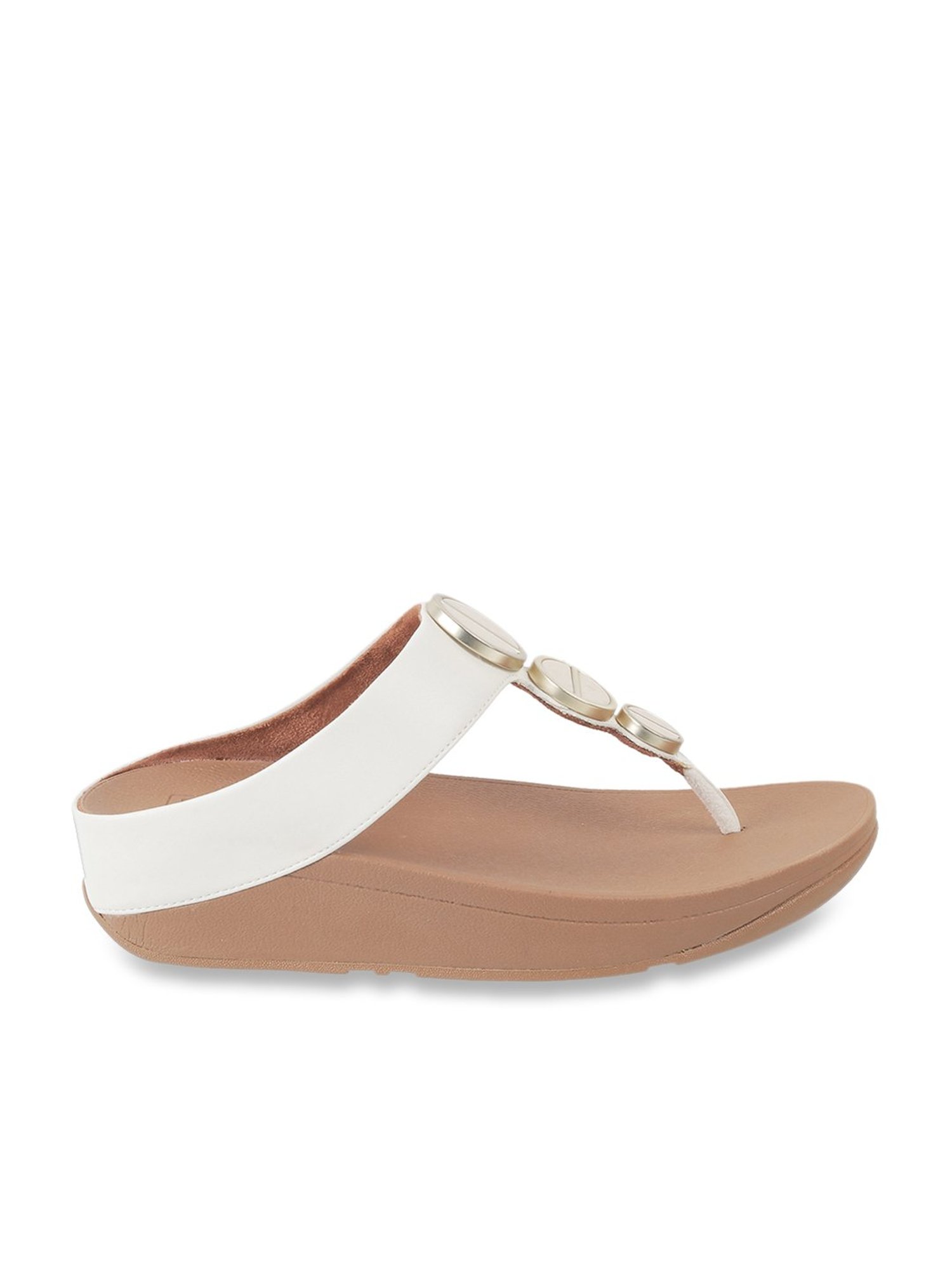 FitFlop Women's Heels Open Toe Sandals, White Urban White 024, 42 :  Amazon.in: Shoes & Handbags