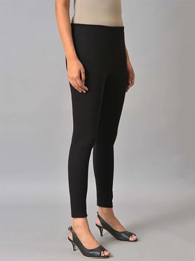 Aurelia Black Regular Fit Leggings