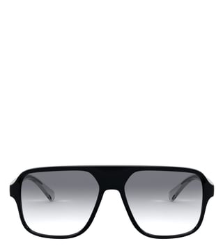 Buy Dolce Gabbana Grey DNA Aviator Sunglasses for Men Online