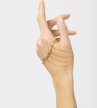 Inilbran Boho Finger Ring Bracelet Slave Bracelet Hand Chain Bracelet Gold  Slave Hand Harness Bracelet Retro Ring Link Bracelet Hand Chain for Women  and Girls : Amazon.co.uk: Fashion