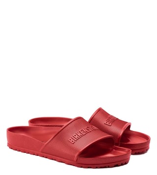 Buy Birkenstock Barbados Active Red Regular Width Unisex Slide