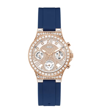 Guess ladies shop watch white strap